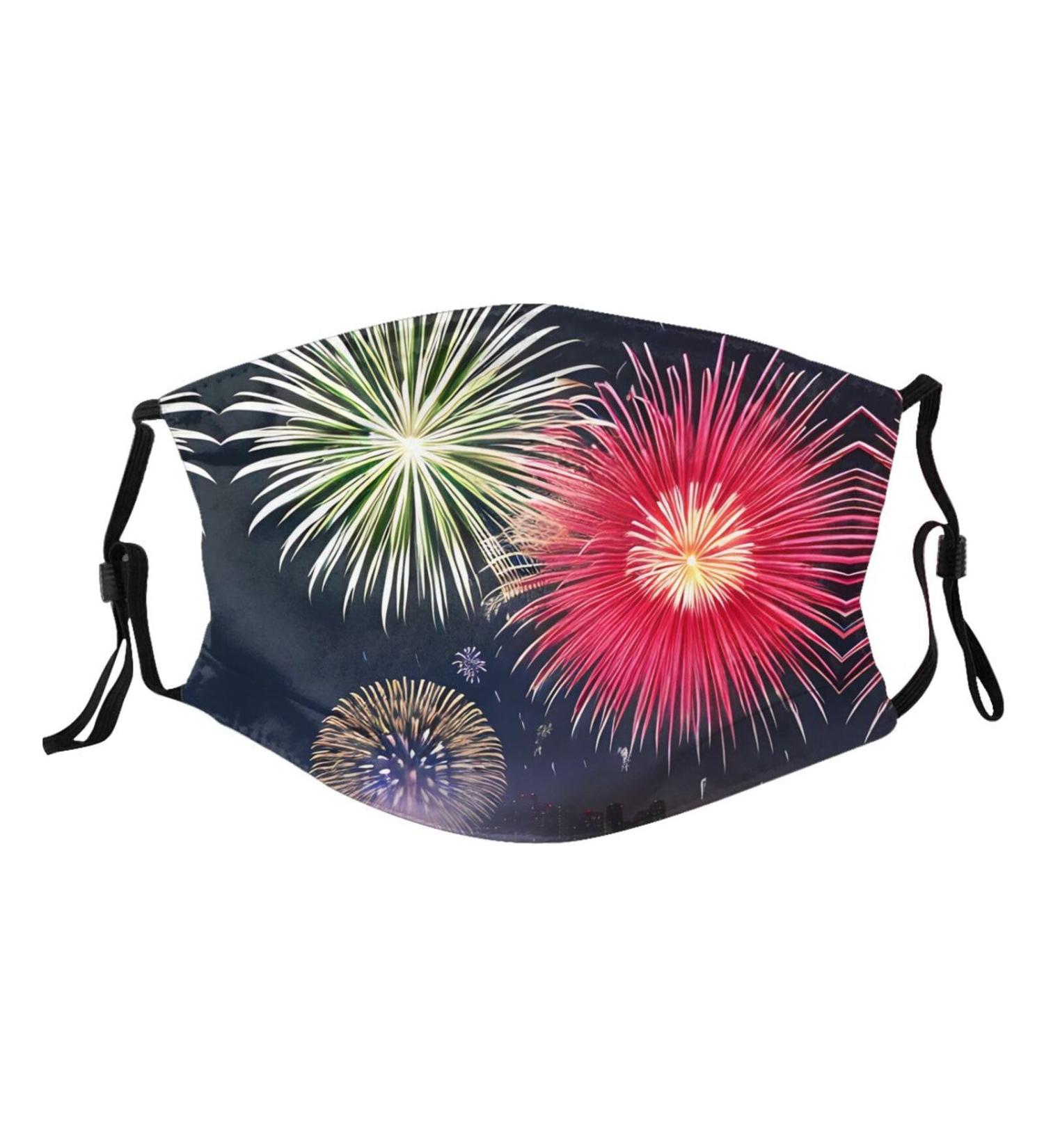 Zyvia Splendid Fireworks Dust Mask for Adults - 5-Layer Protection with Activated Carbon Filter - Soft Breathable & Adjustable - Pack of 10 for Superior Dust Protection - Buy Online on GoSupps.com