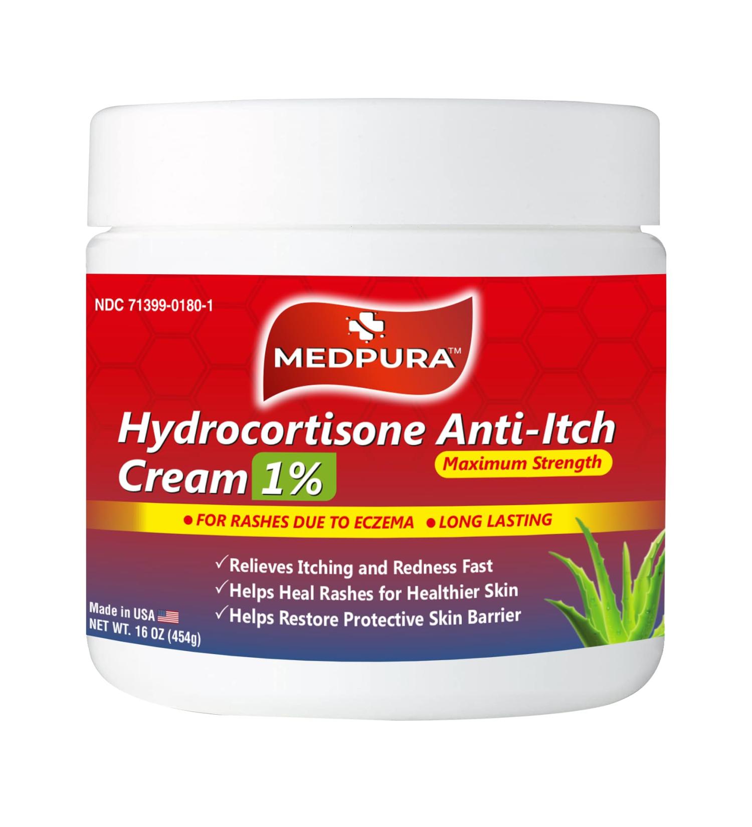 MEDPURA HYDROCORTISONE 1% CREAM 16oz
