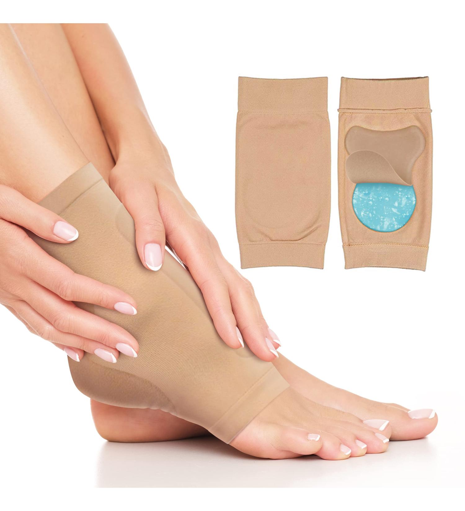Medipaq Gel Ankle Support Socks - Foot and Ankle Support for Men and Women - Plantar Fasciitis, Achilles Tendon, Ligament Damage Relief - Buy Online on GoSupps.com