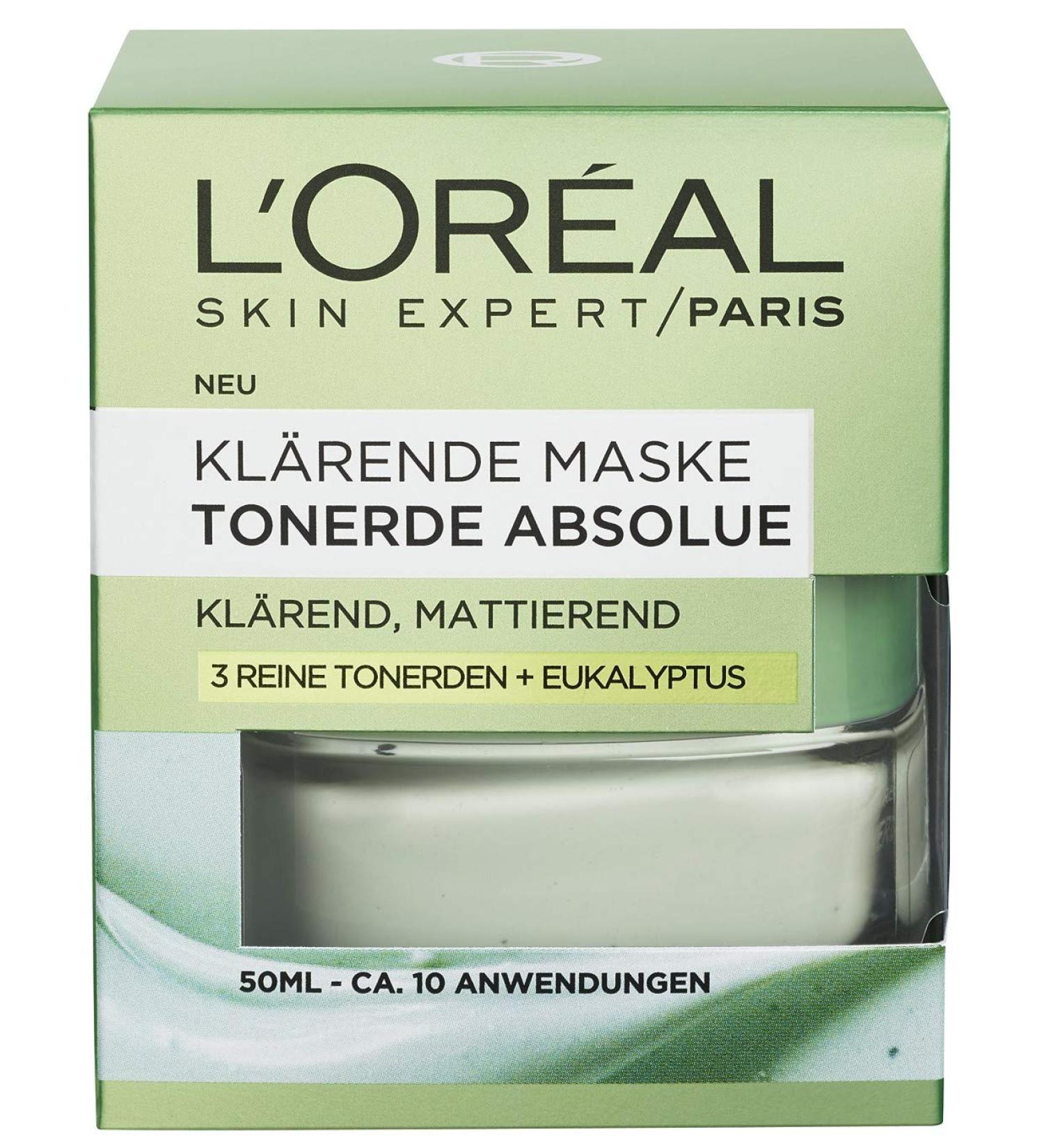 L'Or al Paris Absolue Purifying Mask - 3 Pure Clays + Eucalyptus 50ml | International Shipping Available - Buy Online on GoSupps.com