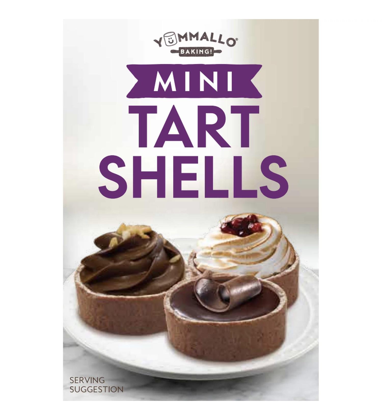 Yummallo Mini Chocolate Tart Shells 12 Count