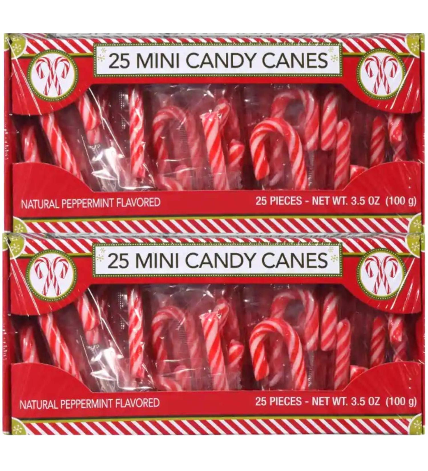 Mini Candy Canes (50) Individually Wrapped 7.0 oz total