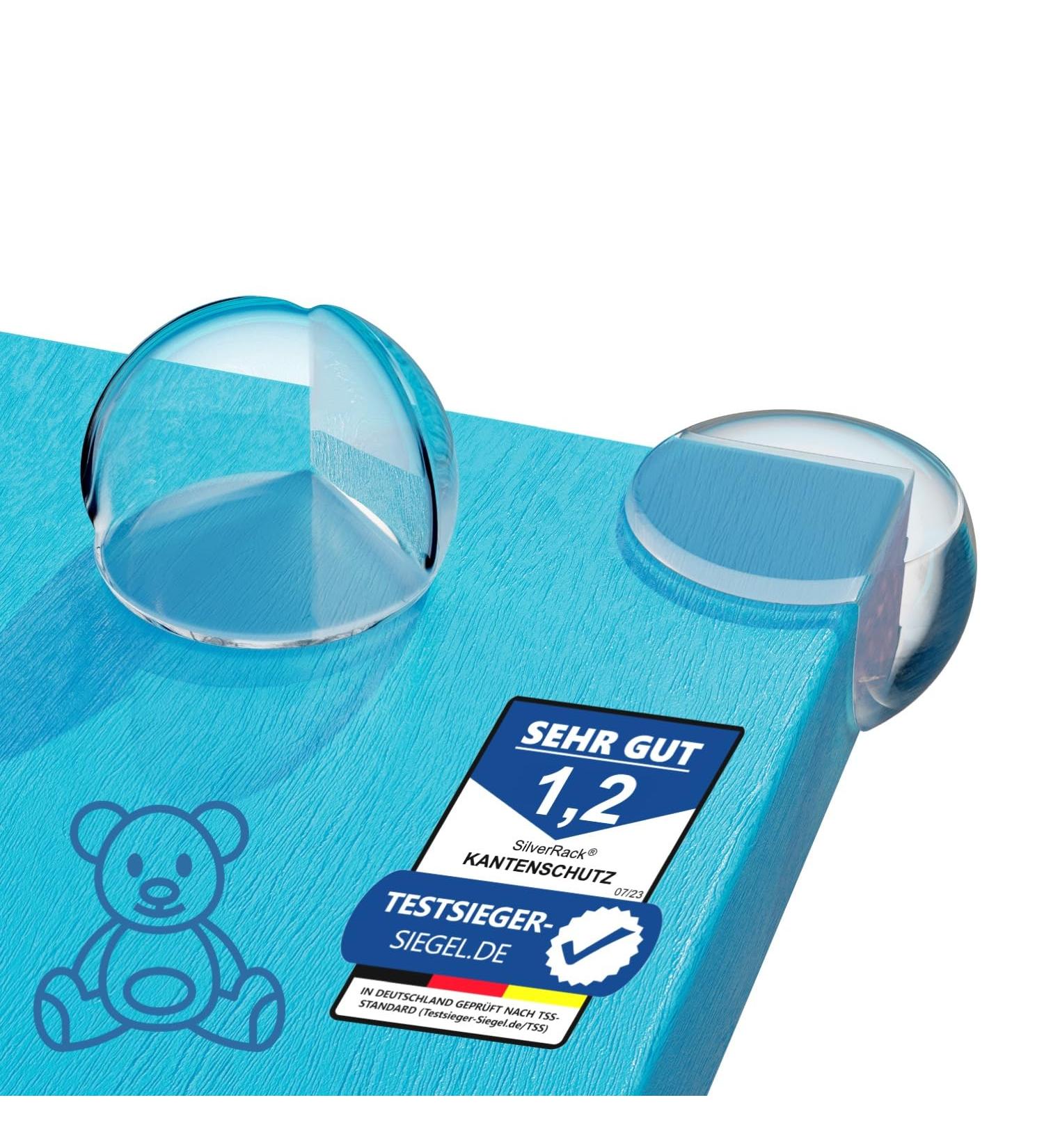 Buy Silverrack Corner Protection & Edge Protection for Babies - 20 Transparent Pieces - Safe Furniture Corner & Edge Guards - Child Safety Accessories - Buy Online on GoSupps.com
