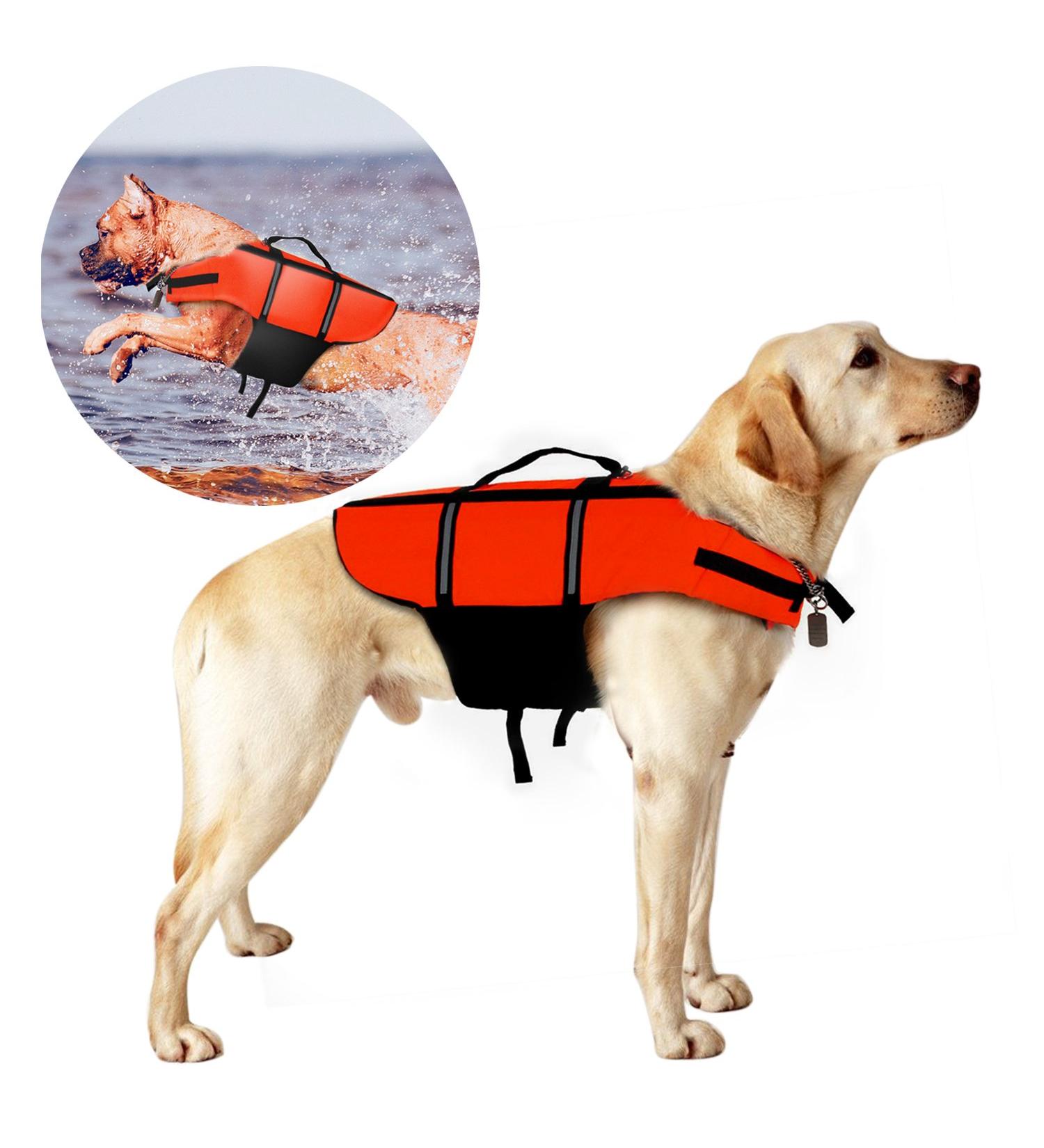 Buy Poppypet Reflective Orange Dog Rescue Vest - Freeride Safety Gear for International Shipping - Buy Online on GoSupps.com