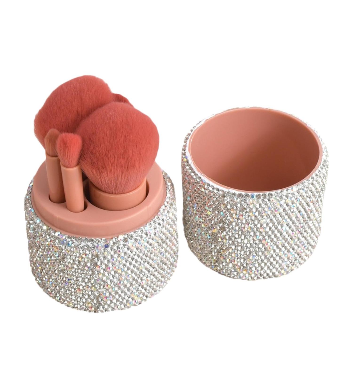 demaxiyad Travel Makeup Brush Set Small Cosmetic Brushes Travel Brush Set - Compact Makeup Brushes Travel Set Cosmetic Brushes Kit for Women Girls - Buy Online on GoSupps.com