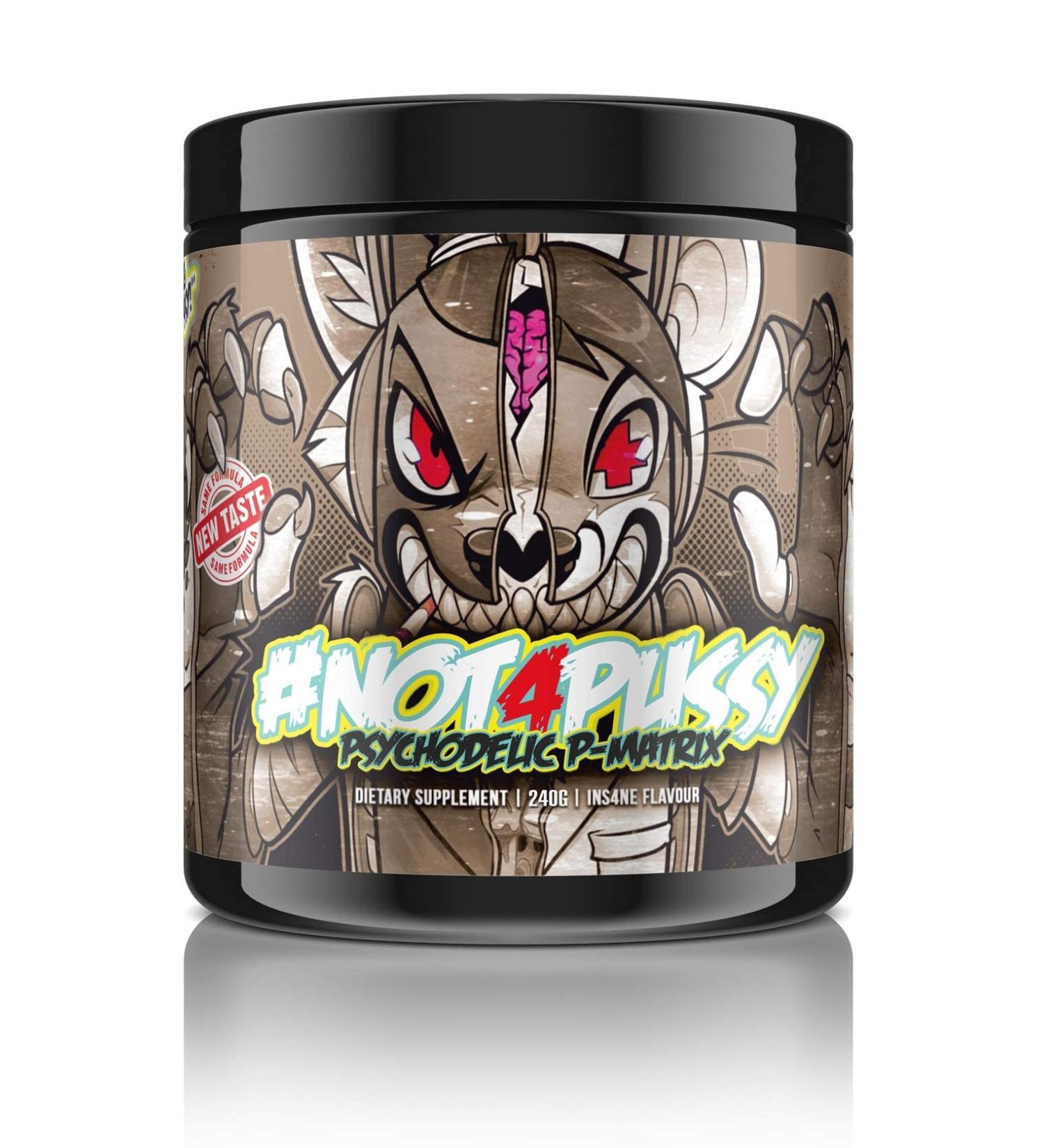 BPS Pharma Not4Pussy Pre-Workout Booster | Vegan Bodybuilding Supplement 240g - Death Apple Flavor - International Shipping Available - Buy Online on GoSupps.com