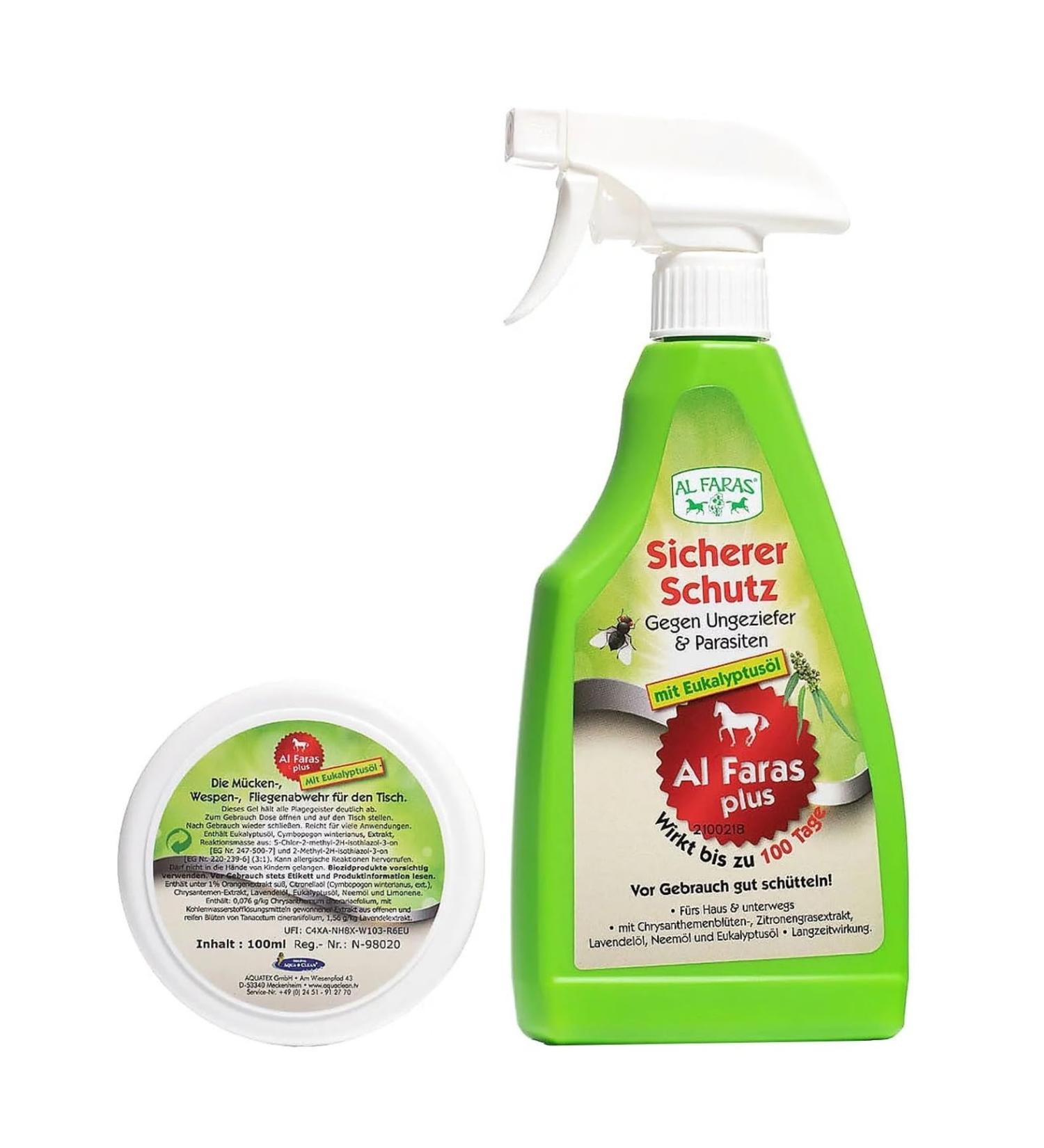 Aqua Clean AL FARAS insect repellent for environment & surfaces! New with eucalyptus oil! Set of 2