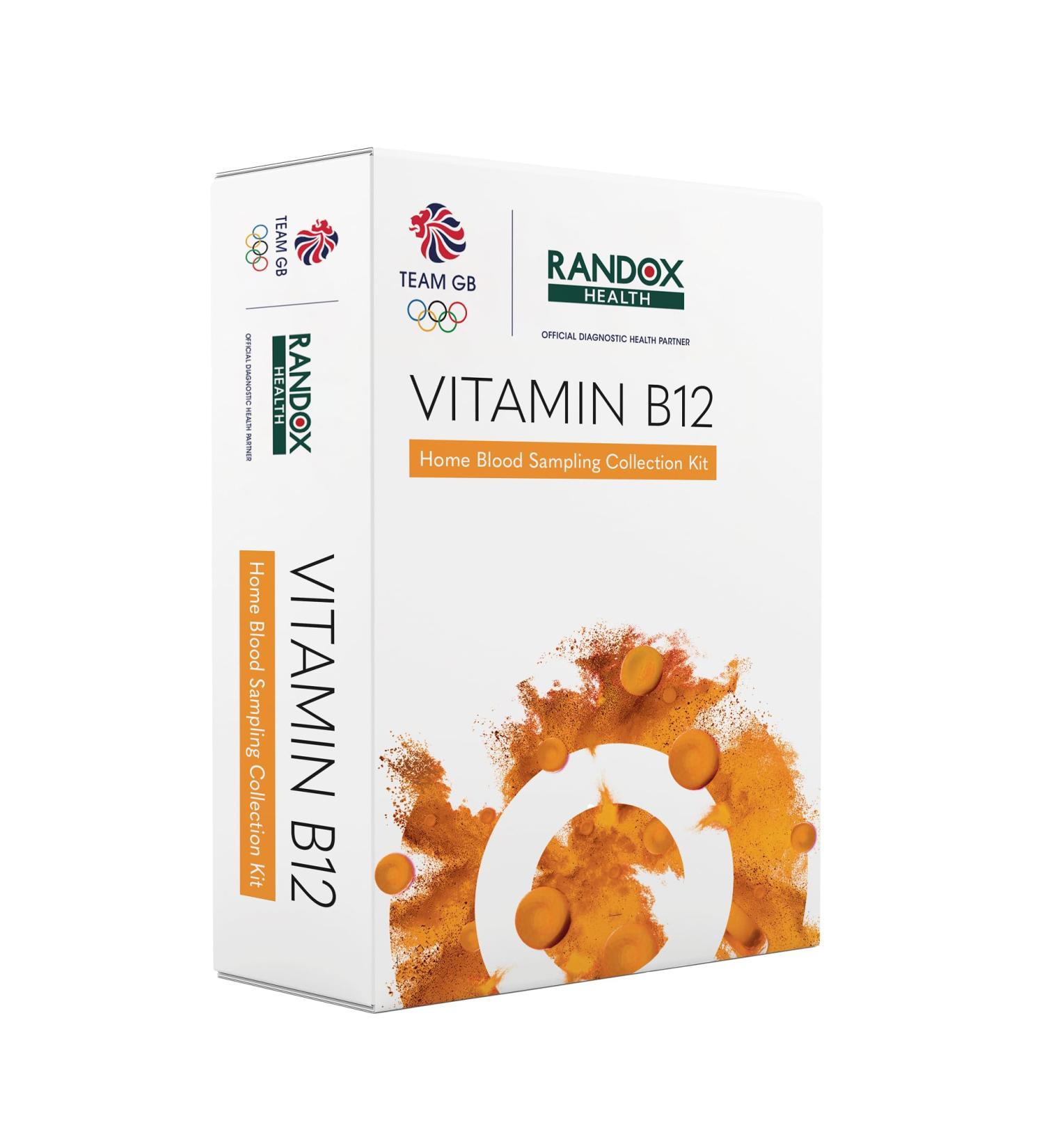 Vitamin B12 Test Kit by Randox Health | At-Home Blood Test | Personalised Report | Results in 2-3 Days - Buy Online on GoSupps.com