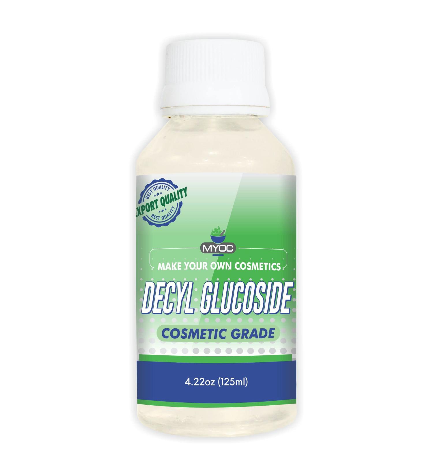 Myoc Decyl Glucoside 4.22 Fl Oz Decyl Glucoside Cosmetic Grade Decyl Glucoside Surfactant Decyl Glucoside for Skin Decyl Glucoside for Hair Decyl Glucoside for Cosmetics Decyl Glucoside Bulk - Buy Online on GoSupps.com