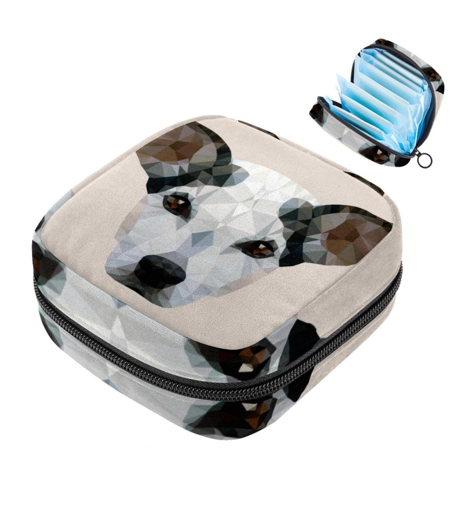 Premium Storage Bags for Women's Bandages & Menstrual Products - Zippered Pocket for Cups Liners & Tampons | Multi-Colored Options - Buy Online on GoSupps.com