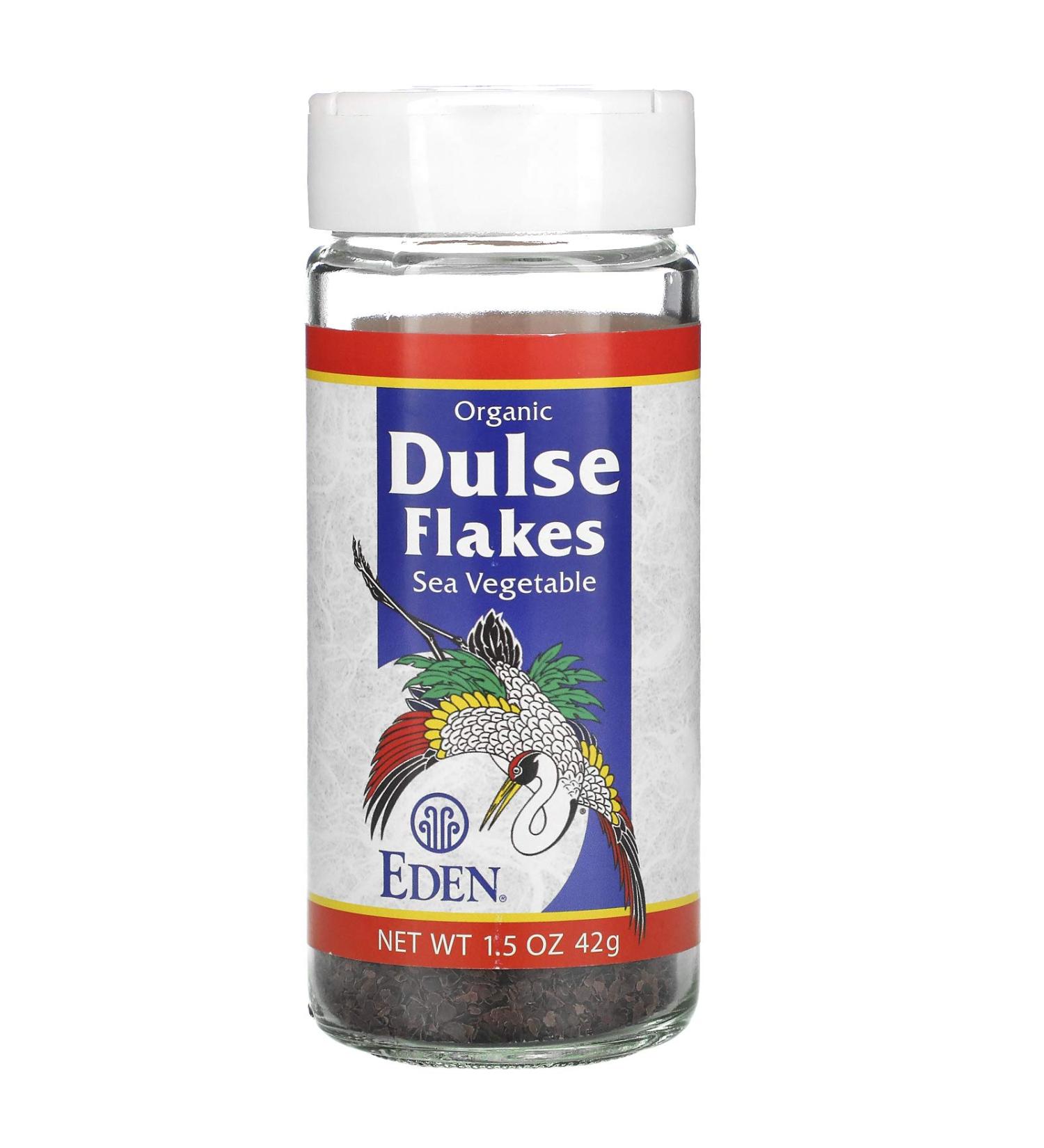 Eden Foods Organic Dulse Flakes Sea Vegetable 1.5 oz (42 g)