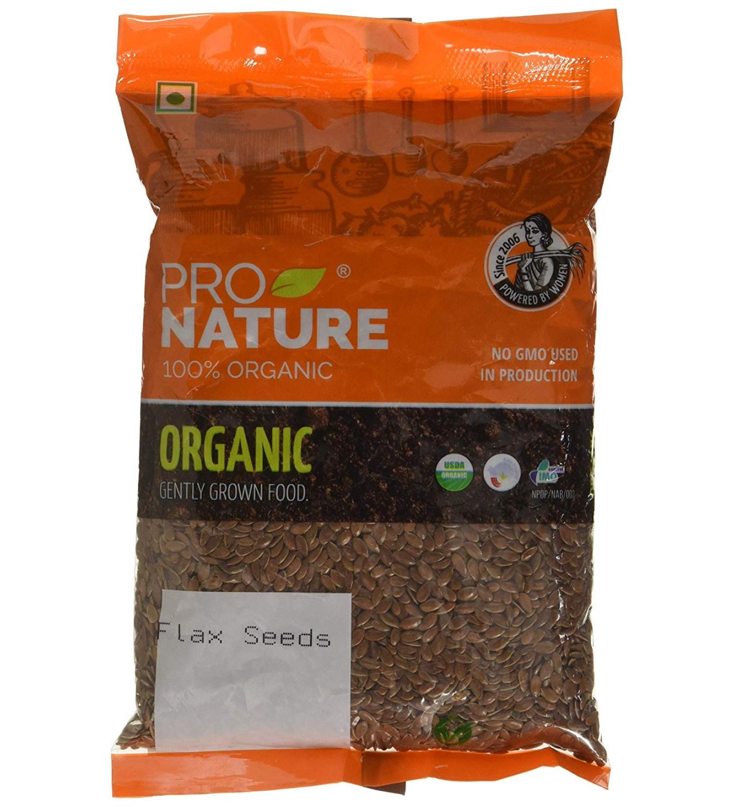 Pro Nature 100% Organic Flax Seeds 200g