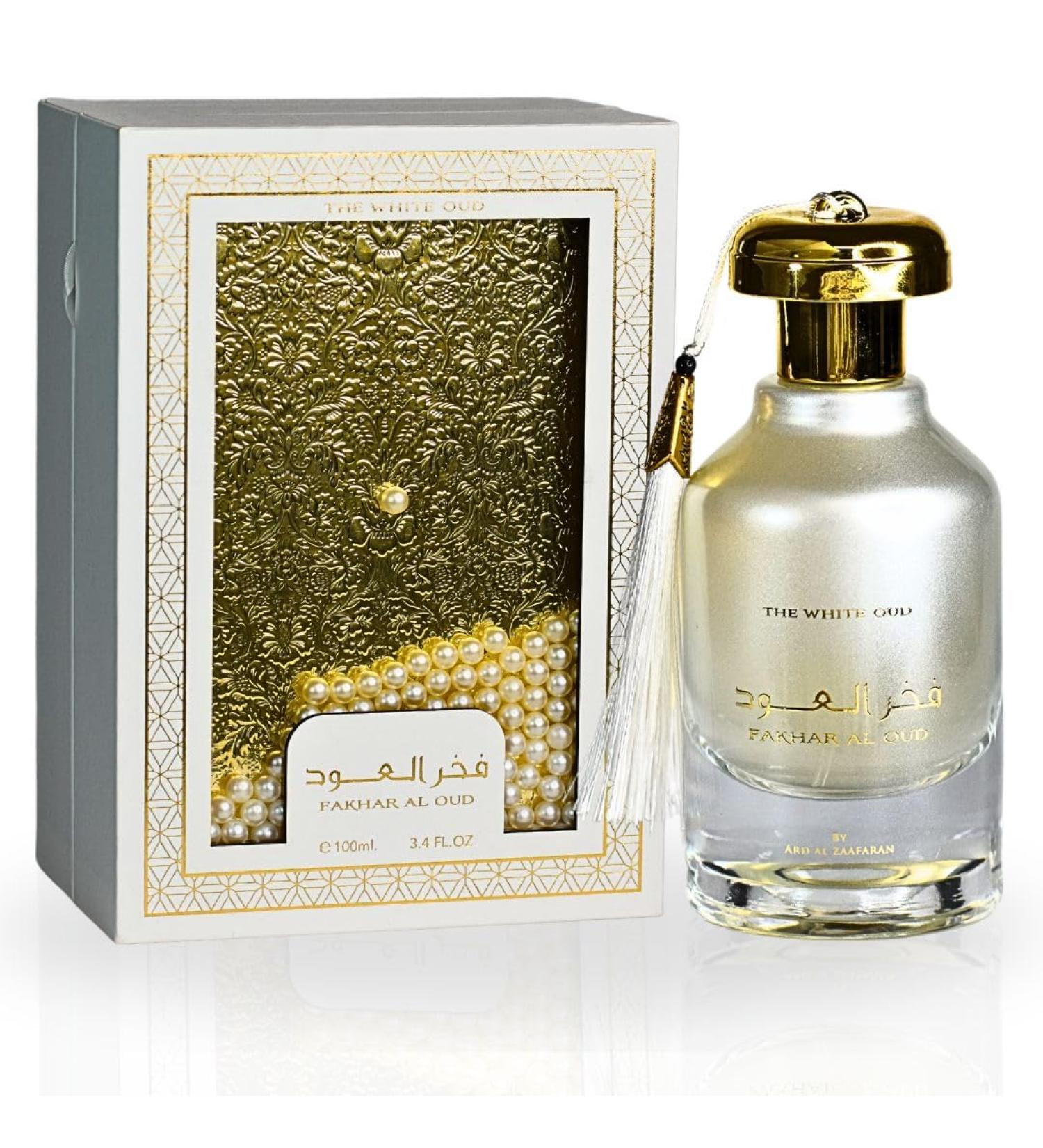 Fakhar Al Oud The White Oud EDP Spray 100ML (3.4 OZ) By Ard Al Zaafaran | An Exotic Scent With Luxurious & Irresistible Aroma. - Buy Online on GoSupps.com