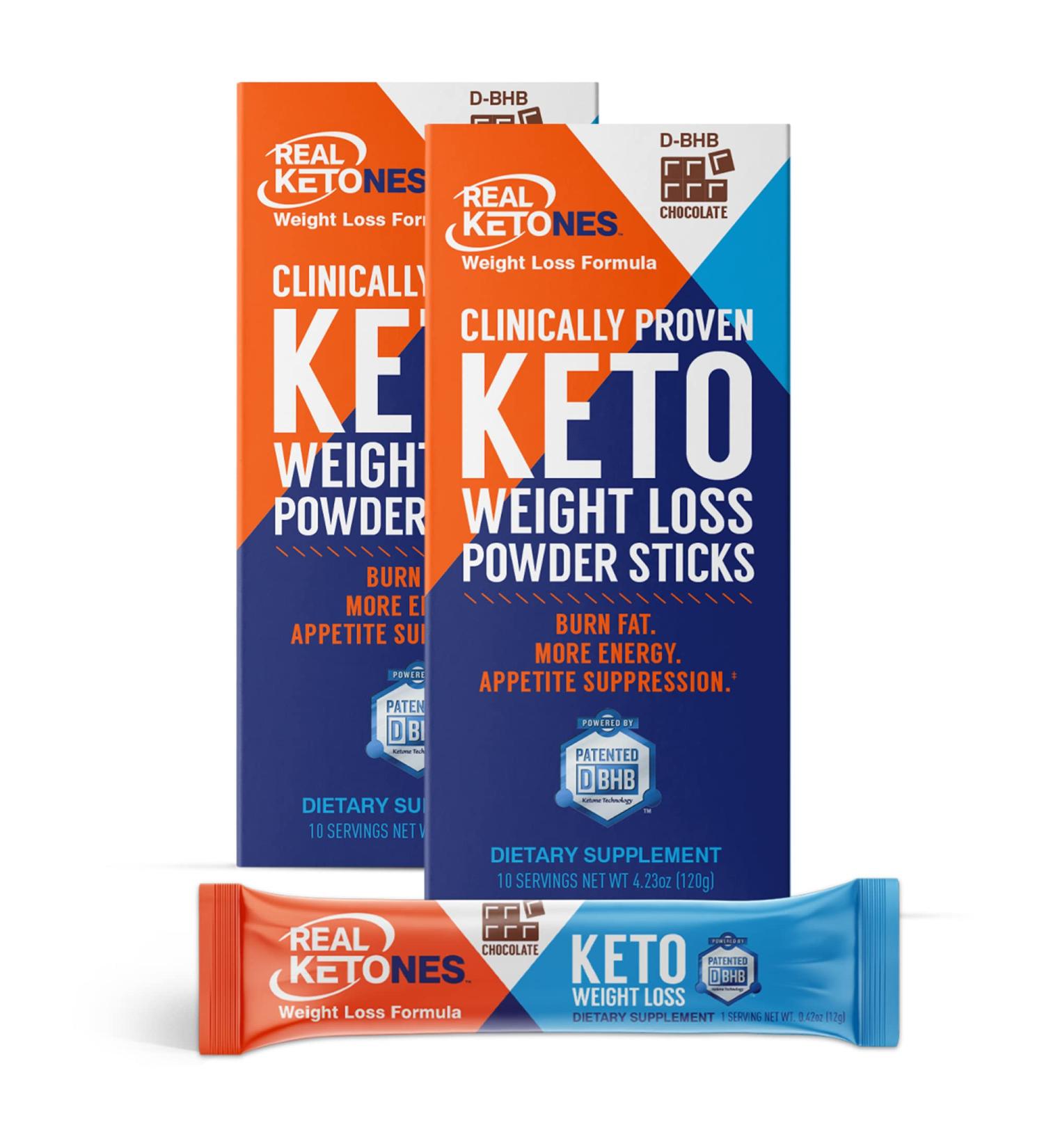Real Ketones D BHB + Electrolytes Chocolate Drink Mix - 20 Packets - Buy Online on GoSupps.com