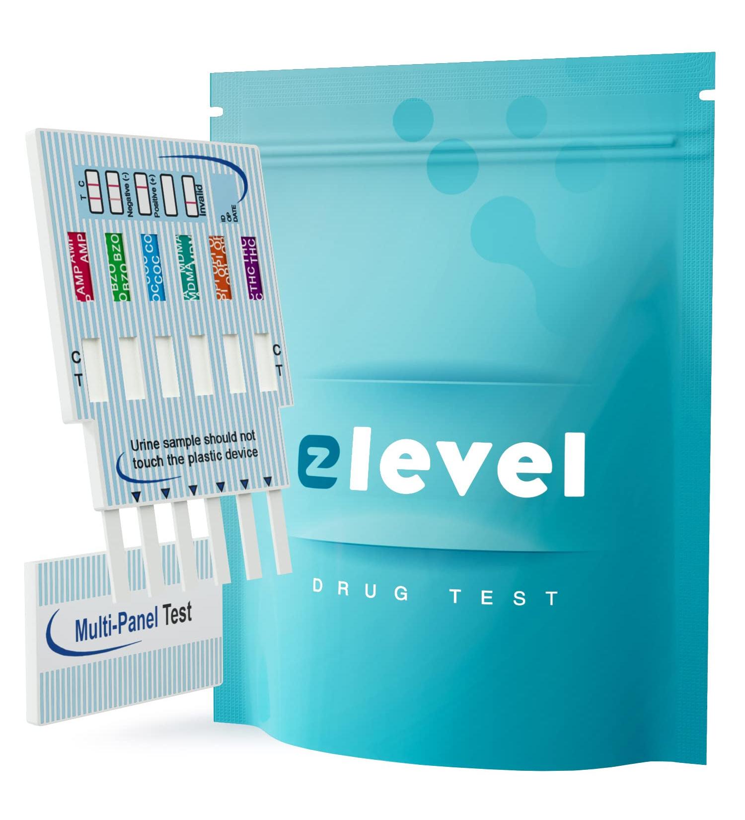 EZ Level 5 Panel Urine Multi Drug Test Kit - 5 Pack - Buy Online on GoSupps.com