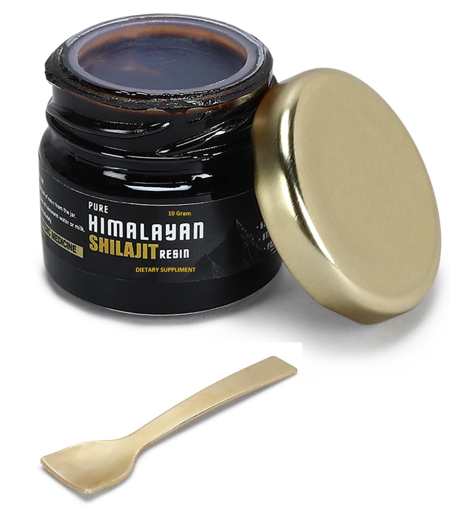 Natural Shilajit Resin Grade A Shilajit Resin with 85+ Plant-Derived Trace Minerals and Fulvic Acid Energy & Immune Suport for Men and Women 3rd Party Lab Tested (10gram) 0.35 Ounce (Pack of 1) - Buy Online on GoSupps.com