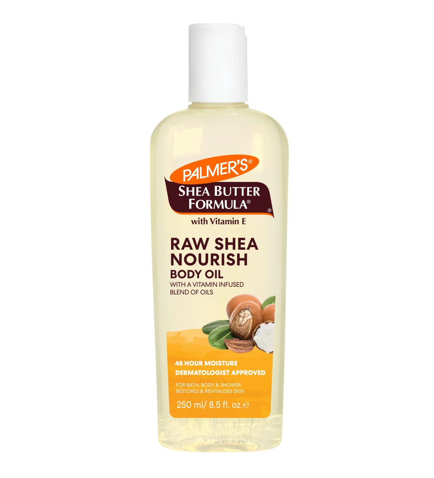 Palmers Raw Shea Body Oil 8.5 oz - Shea Formula for Nourished Skin - Buy Online on GoSupps.com