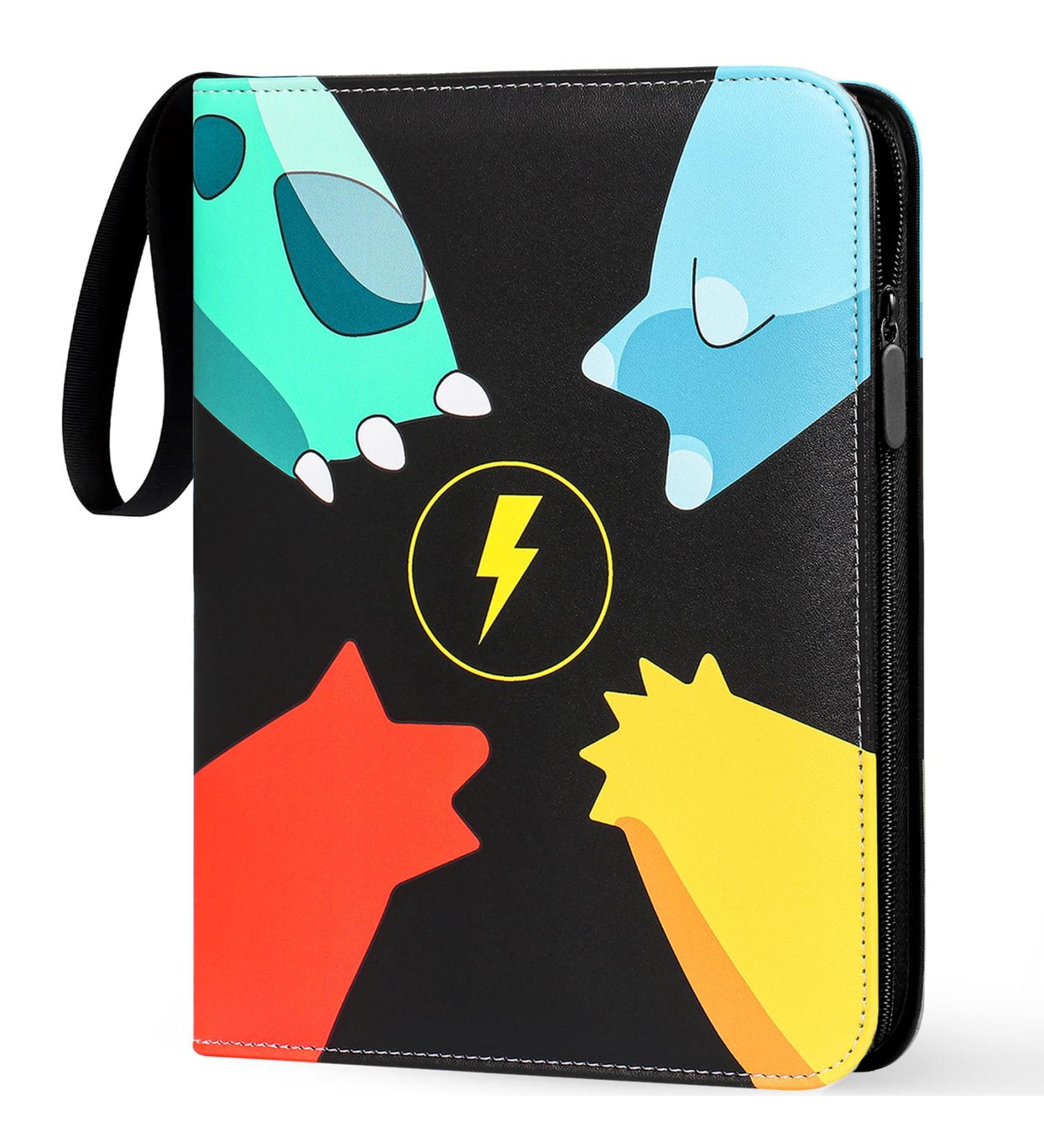 Ace the Game with Zeerliki 9-Pockets Trading Card Binder - 900 Pockets Zipper Album for Boys Girls in Black - Buy Online on GoSupps.com