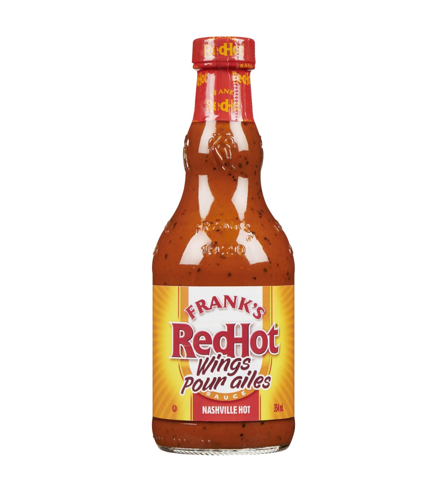 Frank's Redhot Hot Sauce Nashville Wing Sauce 354ml (pack of 1) - Buy Online on GoSupps.com
