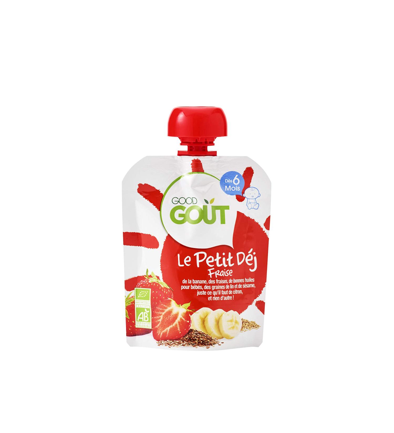 Good Gout Good Go t Breakfast Strawberry from 6m 70g Organic