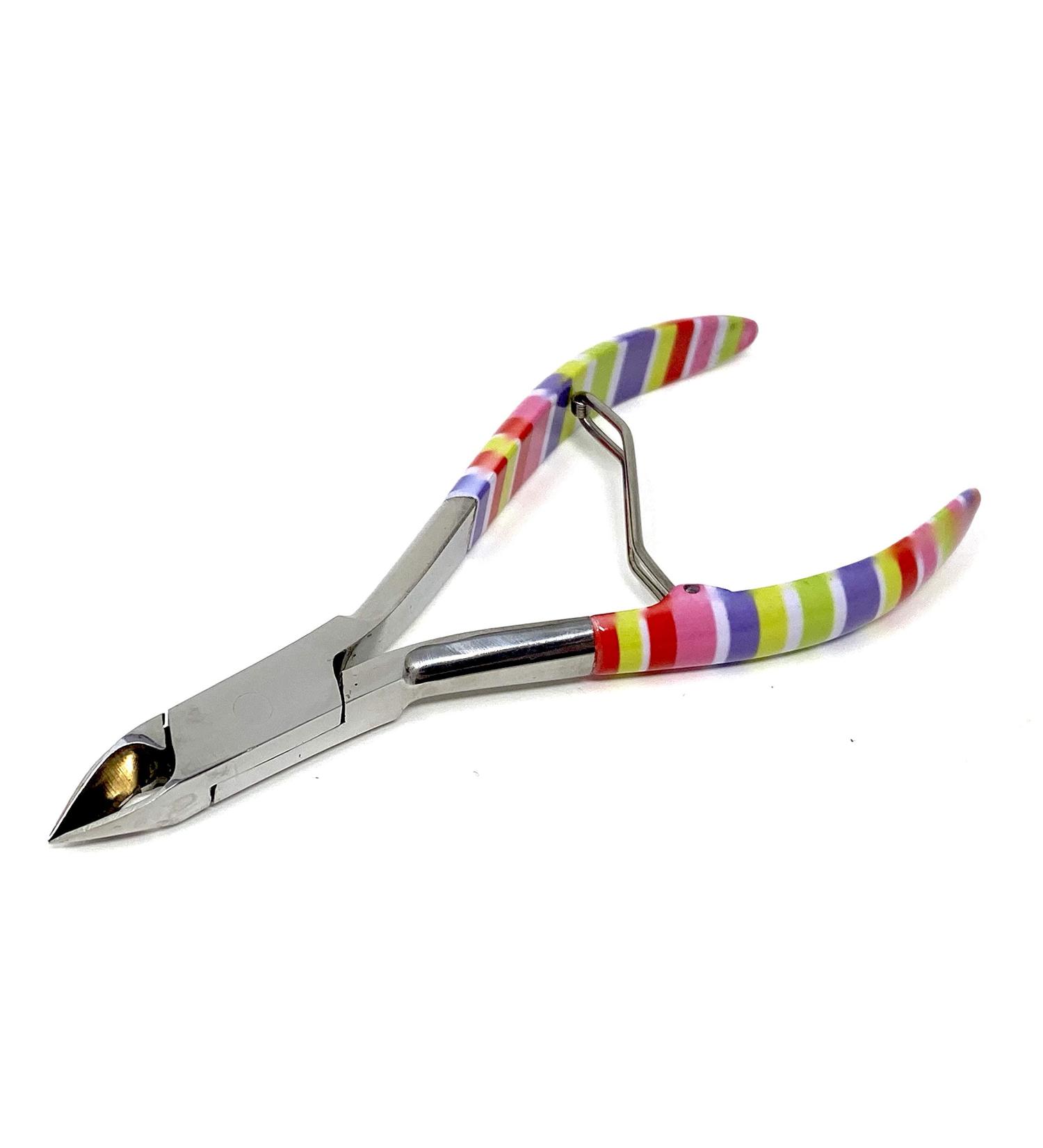 Inkgrafix Nail Nippers - Colourful - Special Head - Surgical Steel Clippers Manicure Pedicure - With Feather - IG24893 - Buy Online on GoSupps.com