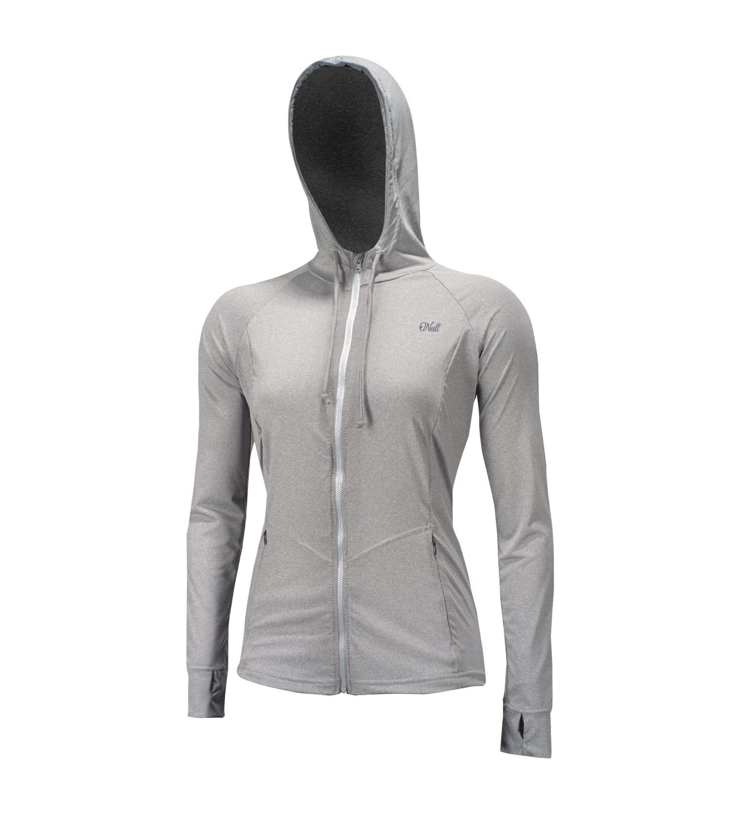 O'Neill Women's Blueprint Long Sleeve Full Zip Sun Hoodie - Overcast, Medium - Buy Online on GoSupps.com