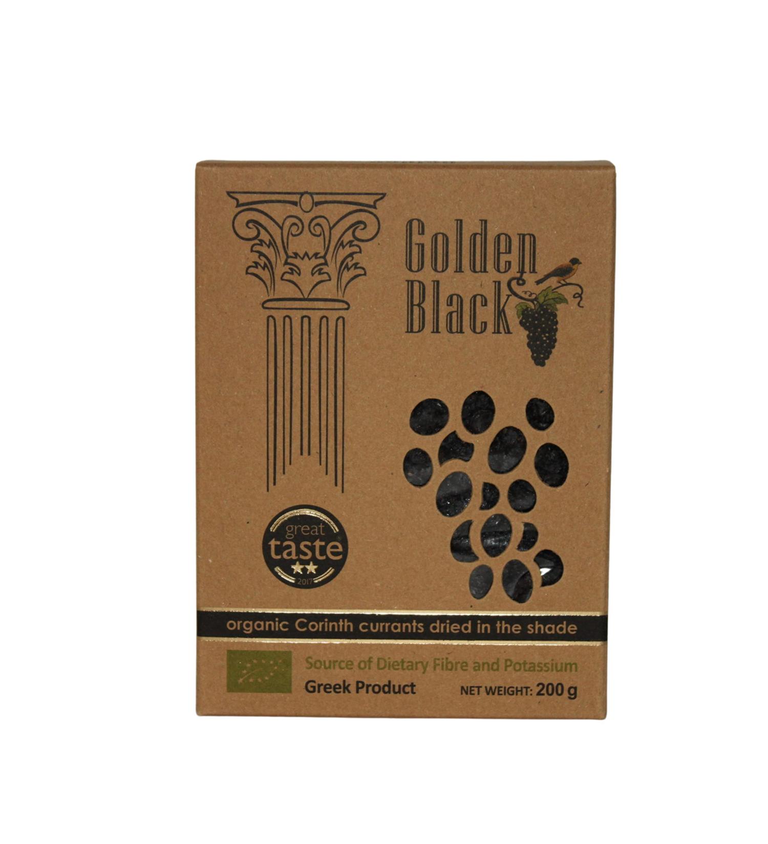 Golden Black BIO Raisins de Corinthe grecque s ch s l'ombre Paquet de 3 x 200 g (Total: 600g) - Buy Online on GoSupps.com