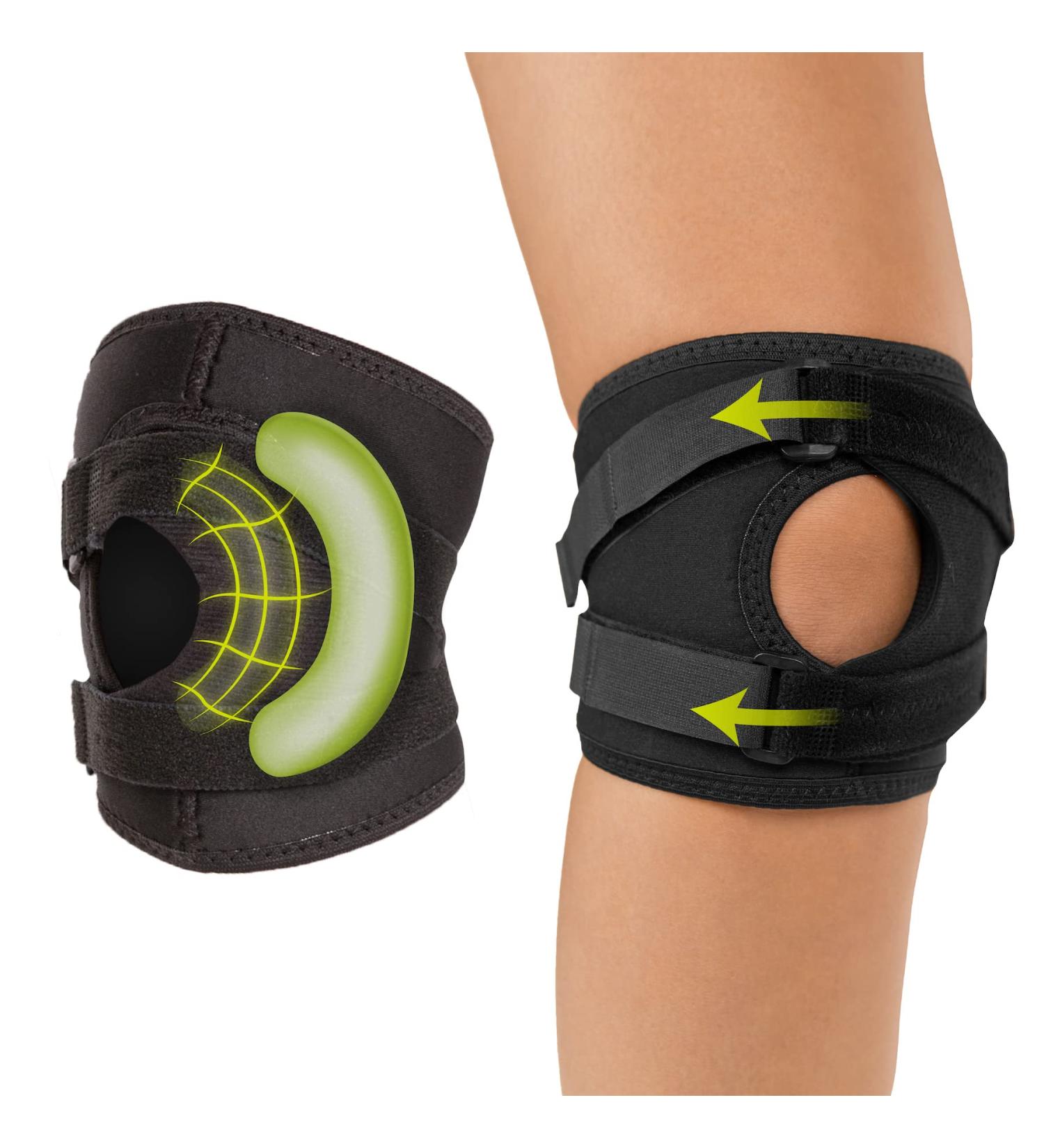 BraceAbility Patellar Tracking Knee Brace - Optimize Recovery for Running Basketball & Sports | Medium Support Sleeve for Knee Injuries - Buy Online on GoSupps.com