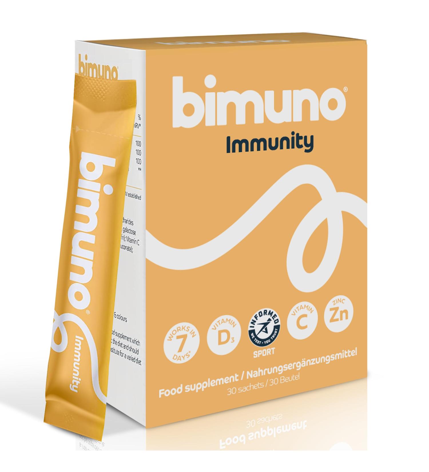 Bimuno Original | Daily Gut Health Prebiotic Supplement | High Fiber Vegetarian Halal | 1 Pack for Immunity - Buy Online on GoSupps.com