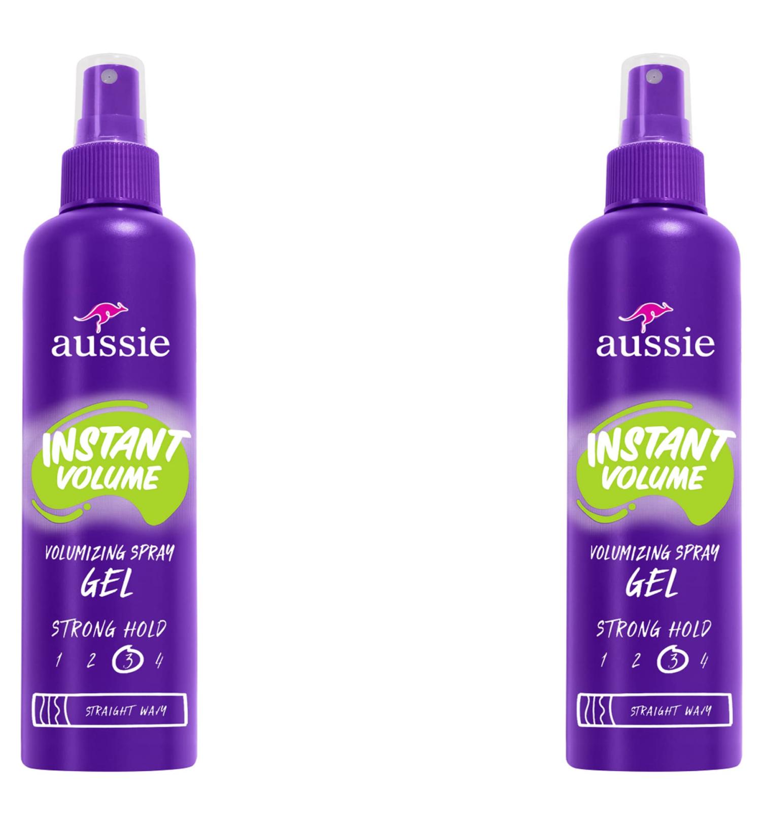 Aussie Instant Volume Volumizing Spray Gel for Wavy Or Straight Hair 5.7 fl oz