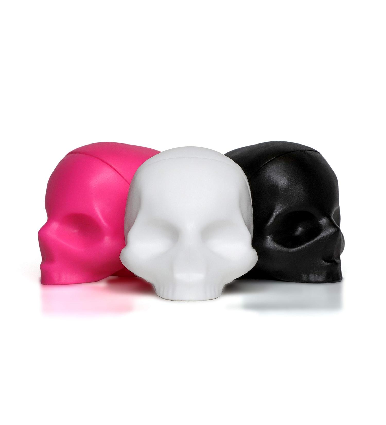 Rebels Refinery 3-Piece Neapolitan Skull Lip Balm Bundle - Pink Passion Fruit, Black Mint, White Vanilla - Buy Online on GoSupps.com