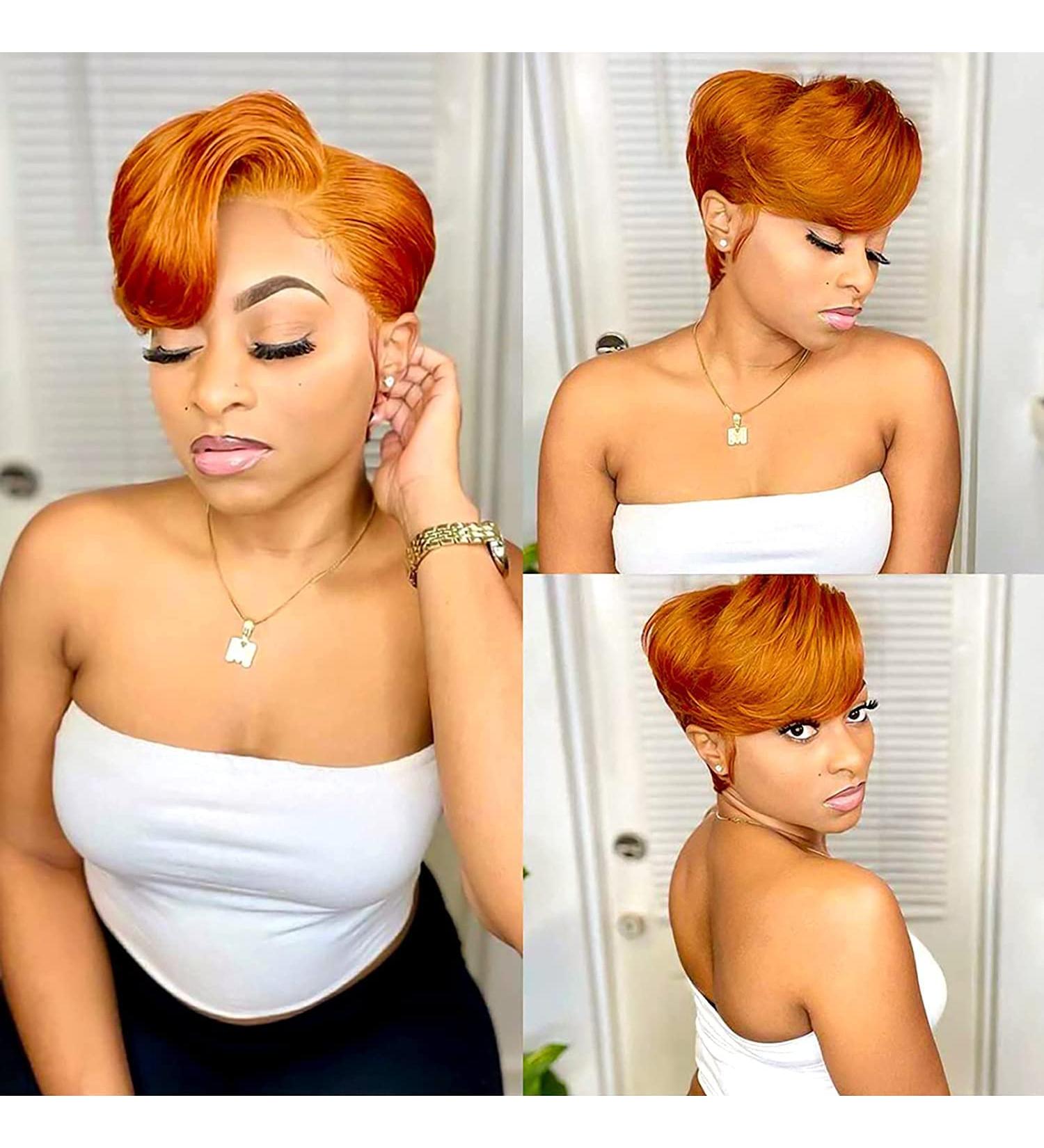 Women's short lace front wigs best sale