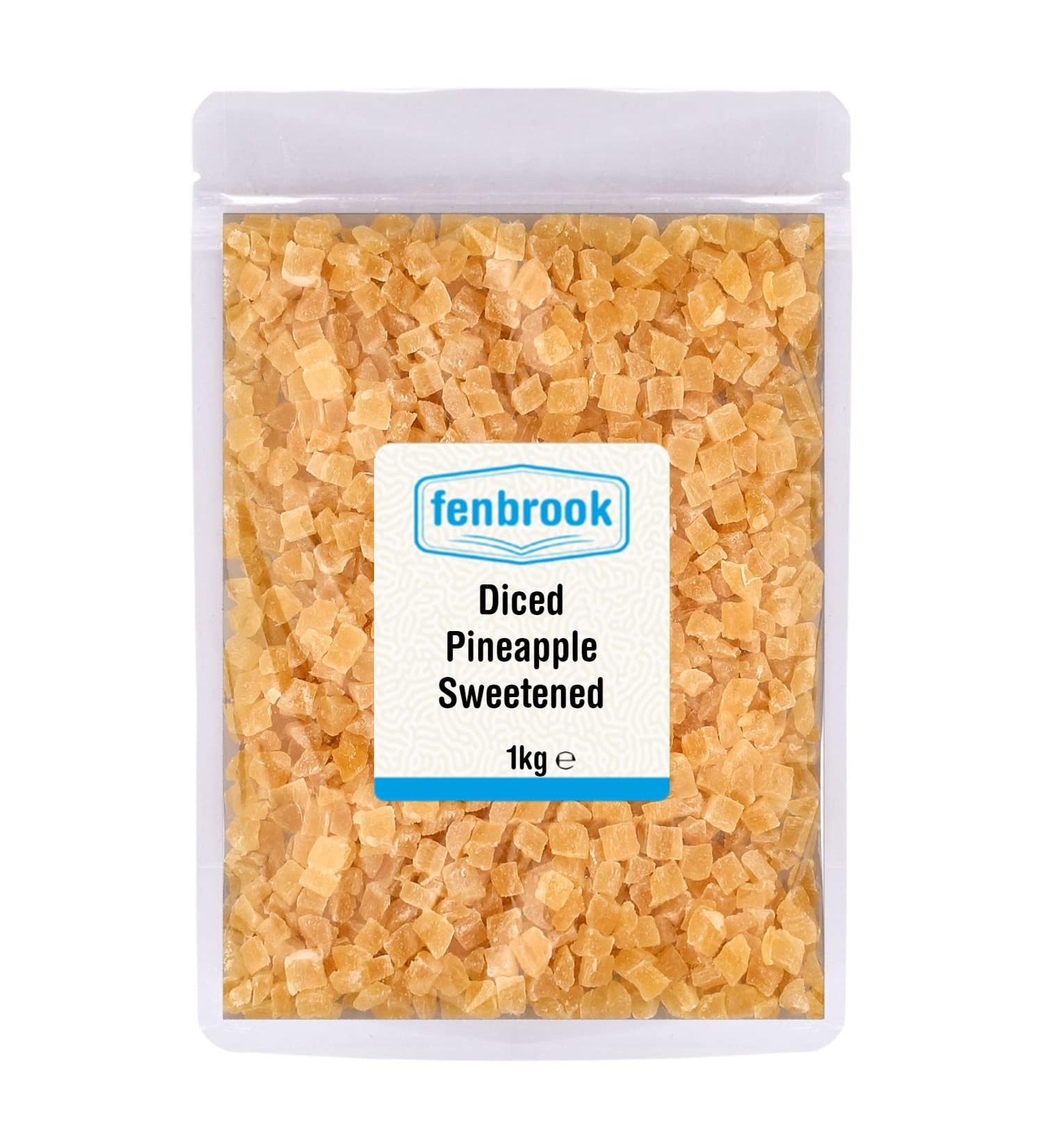 Diced Pineapple (Sweetened) 1kg by Fenbrook