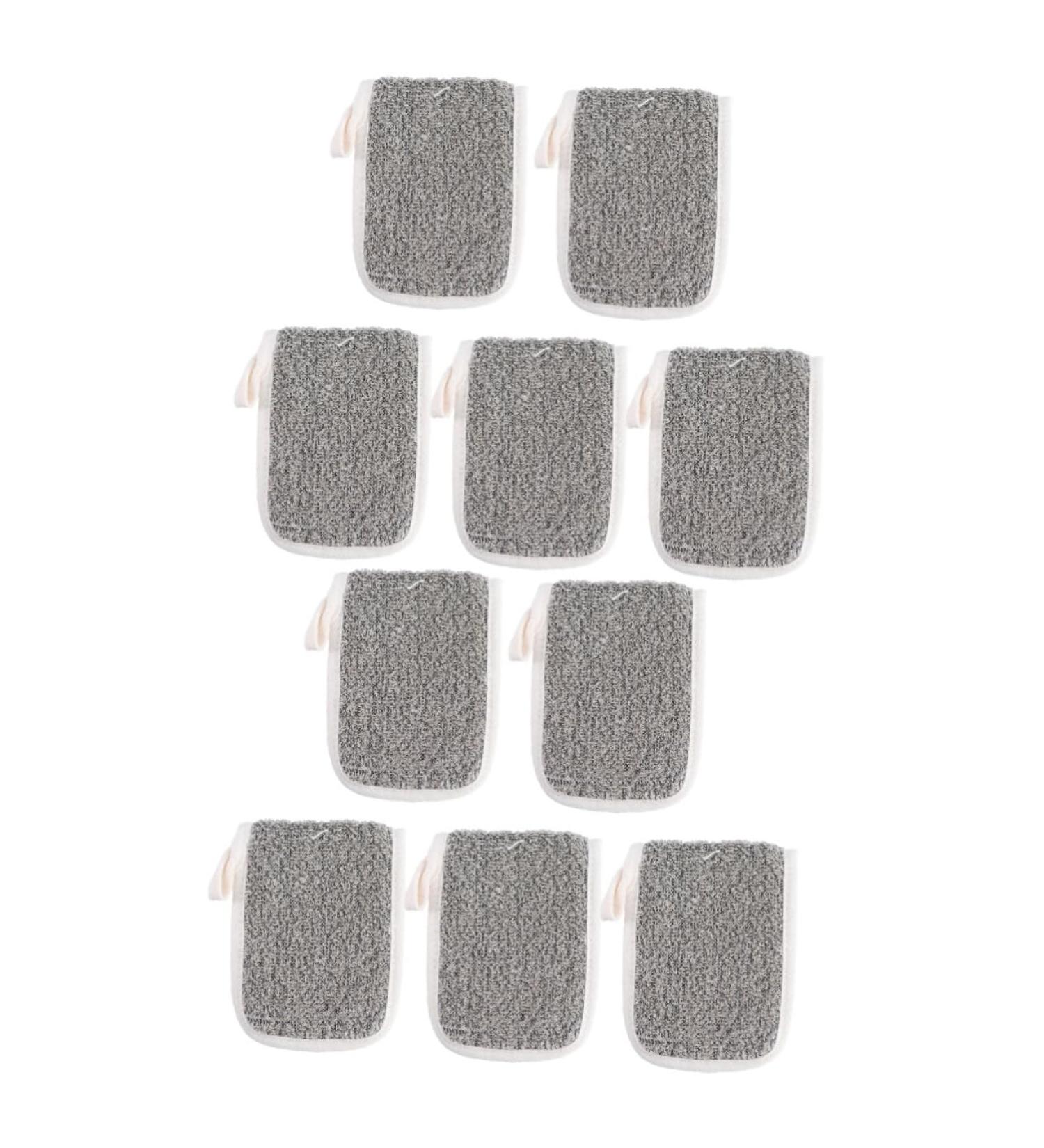 Healeved 10 Pcs Flip Soap Foam Net Bathing Soap Bag Soap Foaming Pouches Exfoliator Sponge Bags Cotton Linen - Buy Online on GoSupps.com