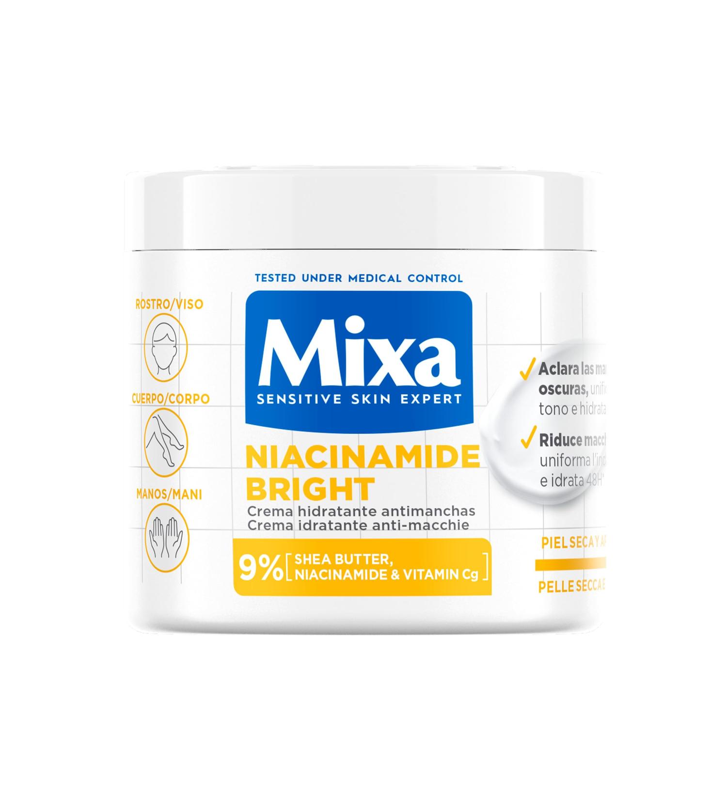 Mixa Niacinamide Bright antiblemish moisturizer 400 ml - Buy Online on GoSupps.com