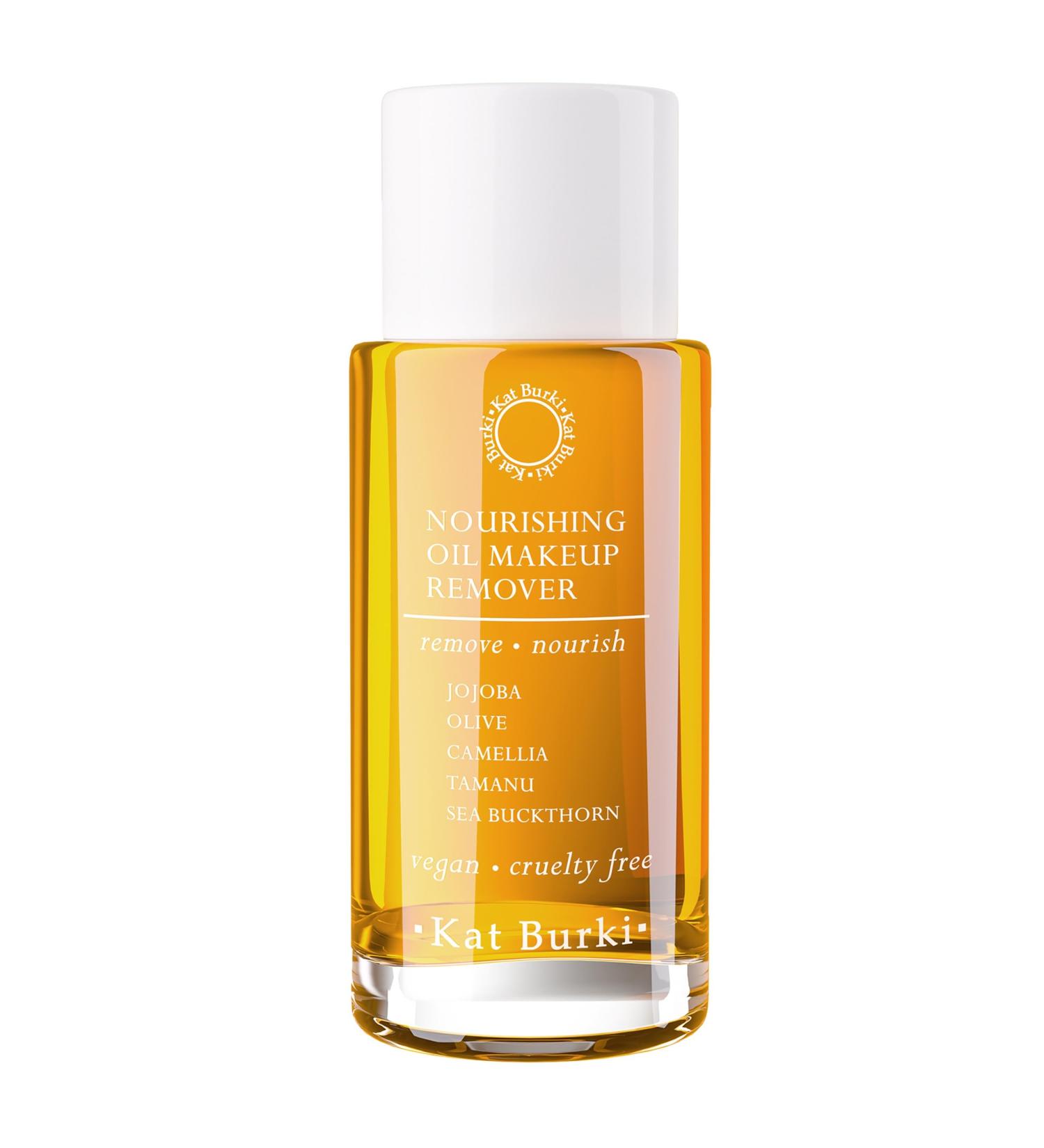 Kat Burki Nourishing Oil Makeup Remover & Face Cleanser | Moisturizing Pore-Friendly for All Skin Types | 4 fl. oz. - International Shipping Available - Buy Online on GoSupps.com