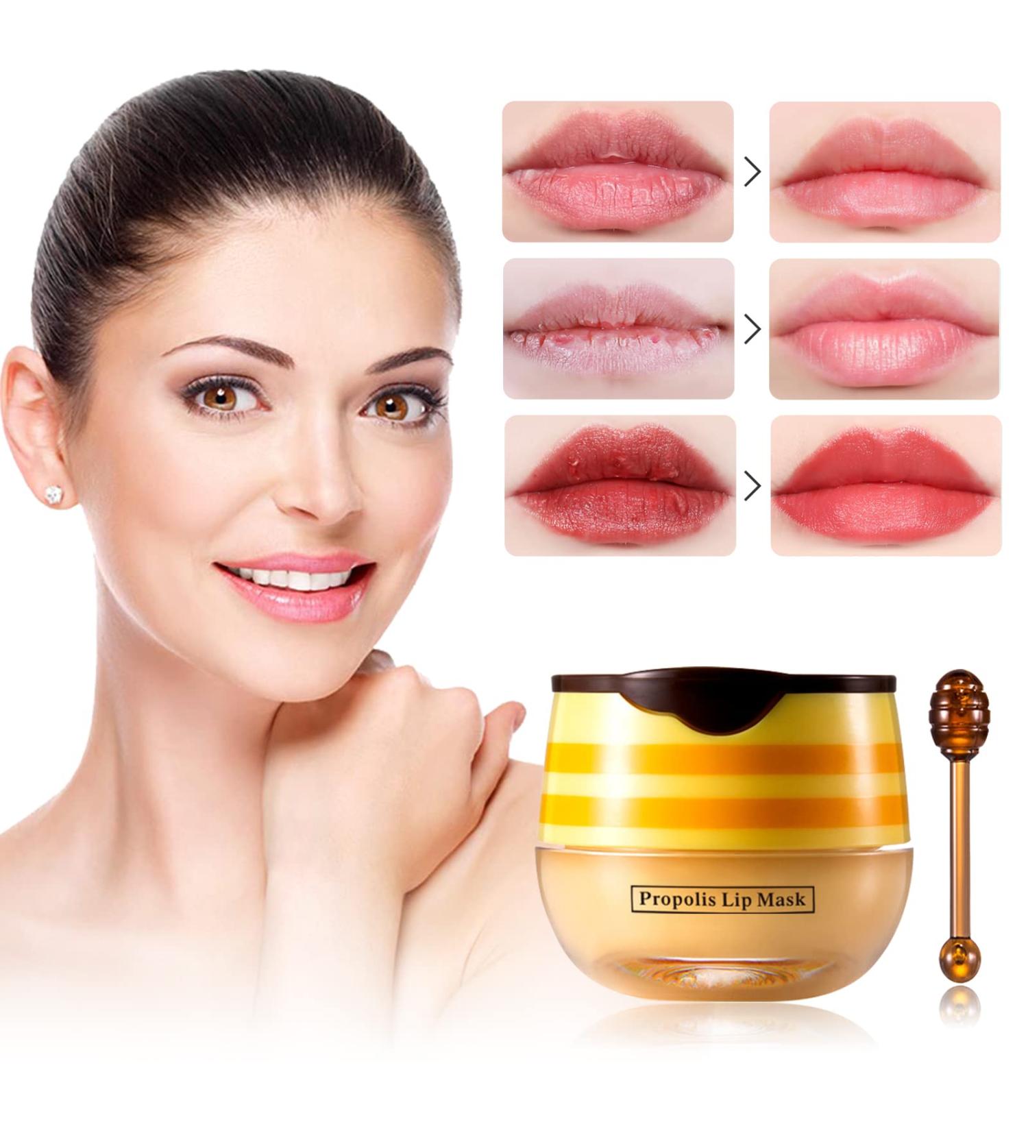 LSxia Bee Balm Honey Lip Mask - Hydrating & Moisturizing Lip Care for Dry Cracked Lips - Buy Online on GoSupps.com