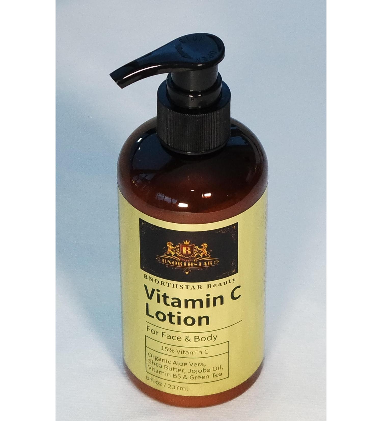 BNORTHSTAR Vitamin C Lotion - Brightening & Hydrating Skincare | International Shipping Available - Buy Online on GoSupps.com