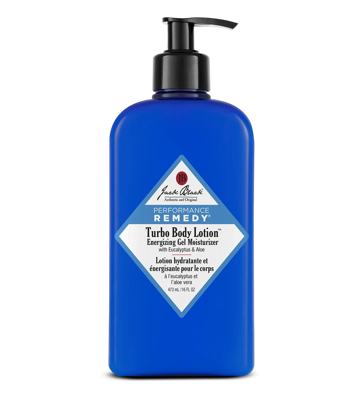 Jack Black Turbo Body Lotion 16 Fl Oz - Energizing Gel Moisturizer - Buy Online on GoSupps.com