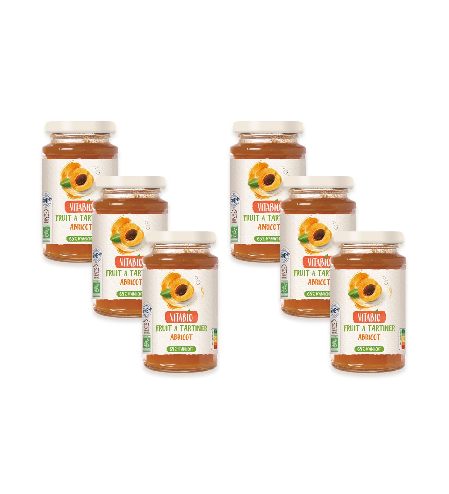 Vitabio - Spreads - Apricot - 290 g - ORGANIC - Pack of 6 - Buy Online on GoSupps.com