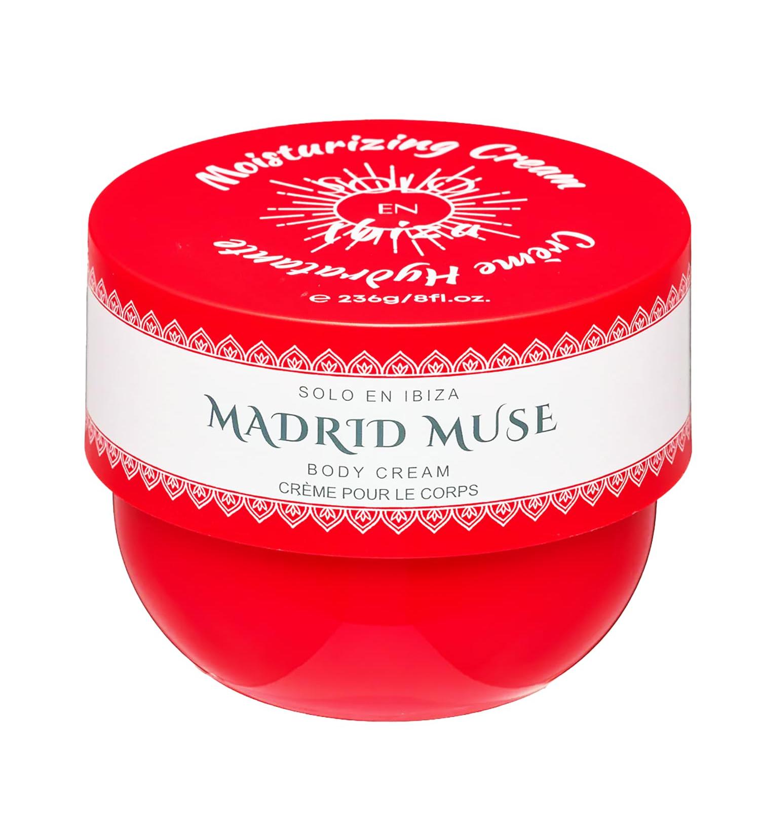 Solo en Ibiza Madrid Muse Moisturizing Body Cream 8.1 fl oz Red - Buy Online on GoSupps.com