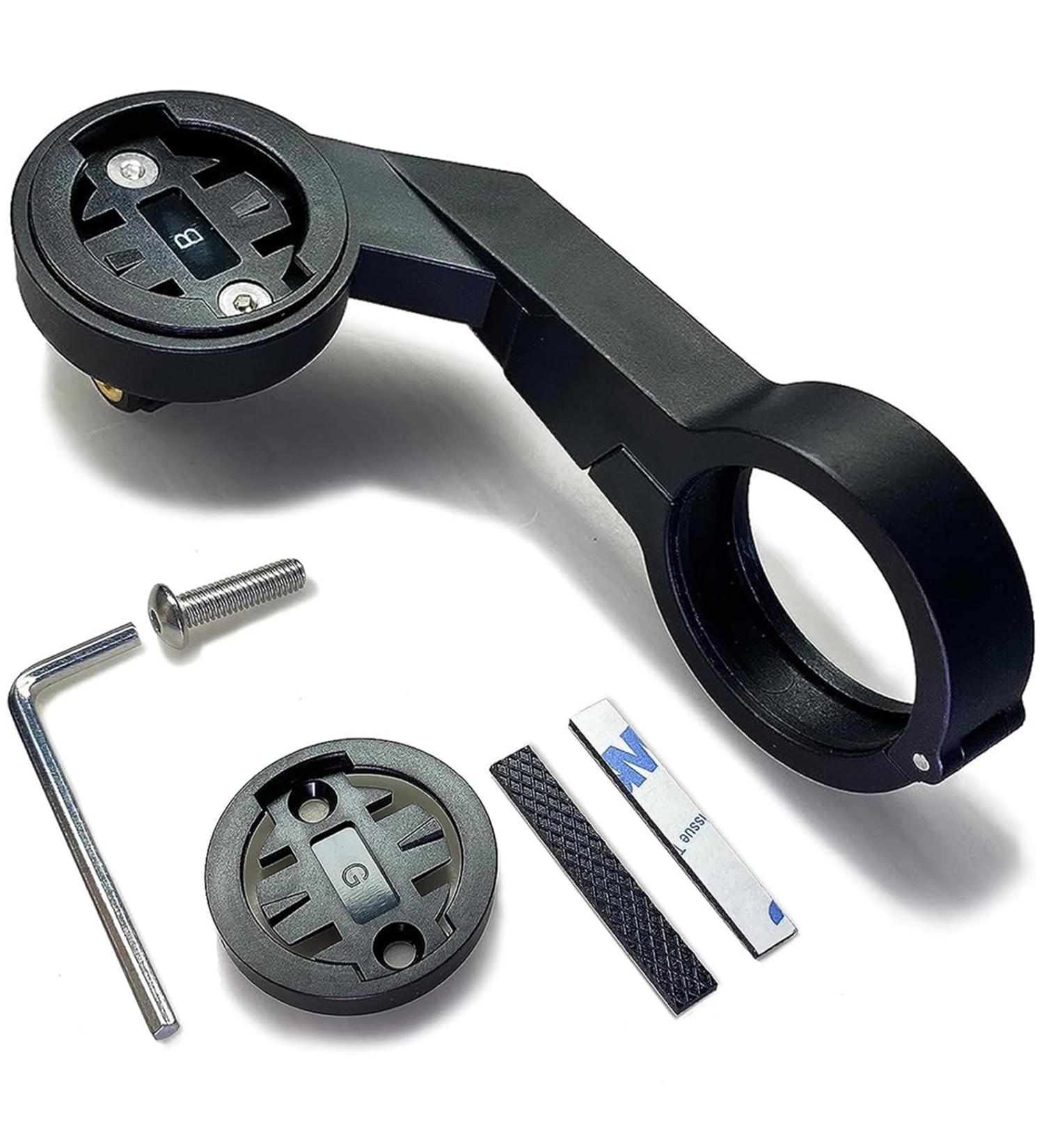 Buy GEARMAX Bicycle Computer Bracket for Garmin & Bryton | Out Front Handlebar Holder for GoPro & Flashlight International Shipping Available - Buy Online on GoSupps.com
