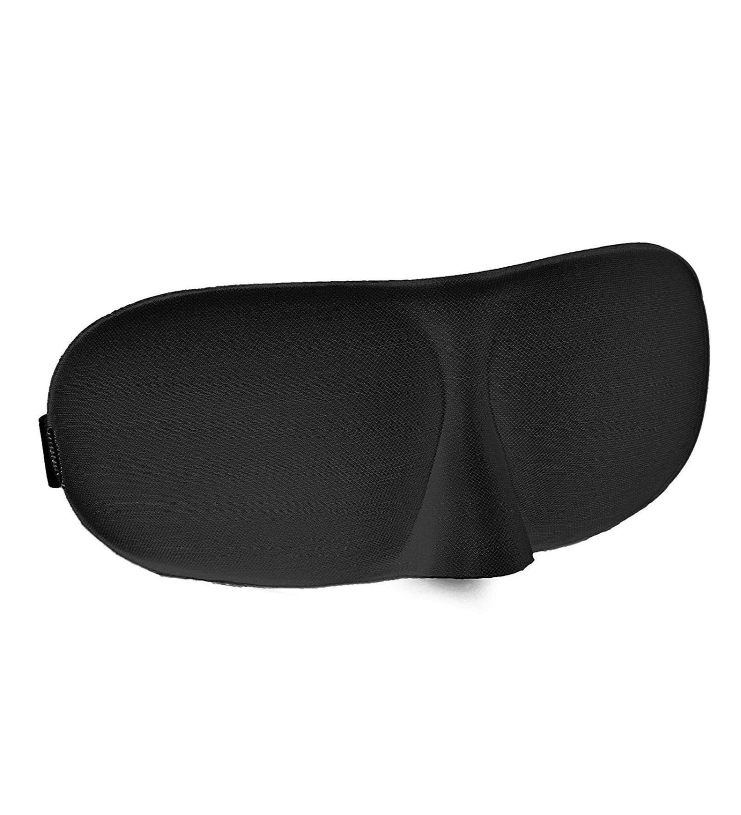 Glamza 3D Black Sleeping Padded Eye Mask - 1 Unit | Comfortable & Restful Sleep Guaranteed - Buy Online on GoSupps.com