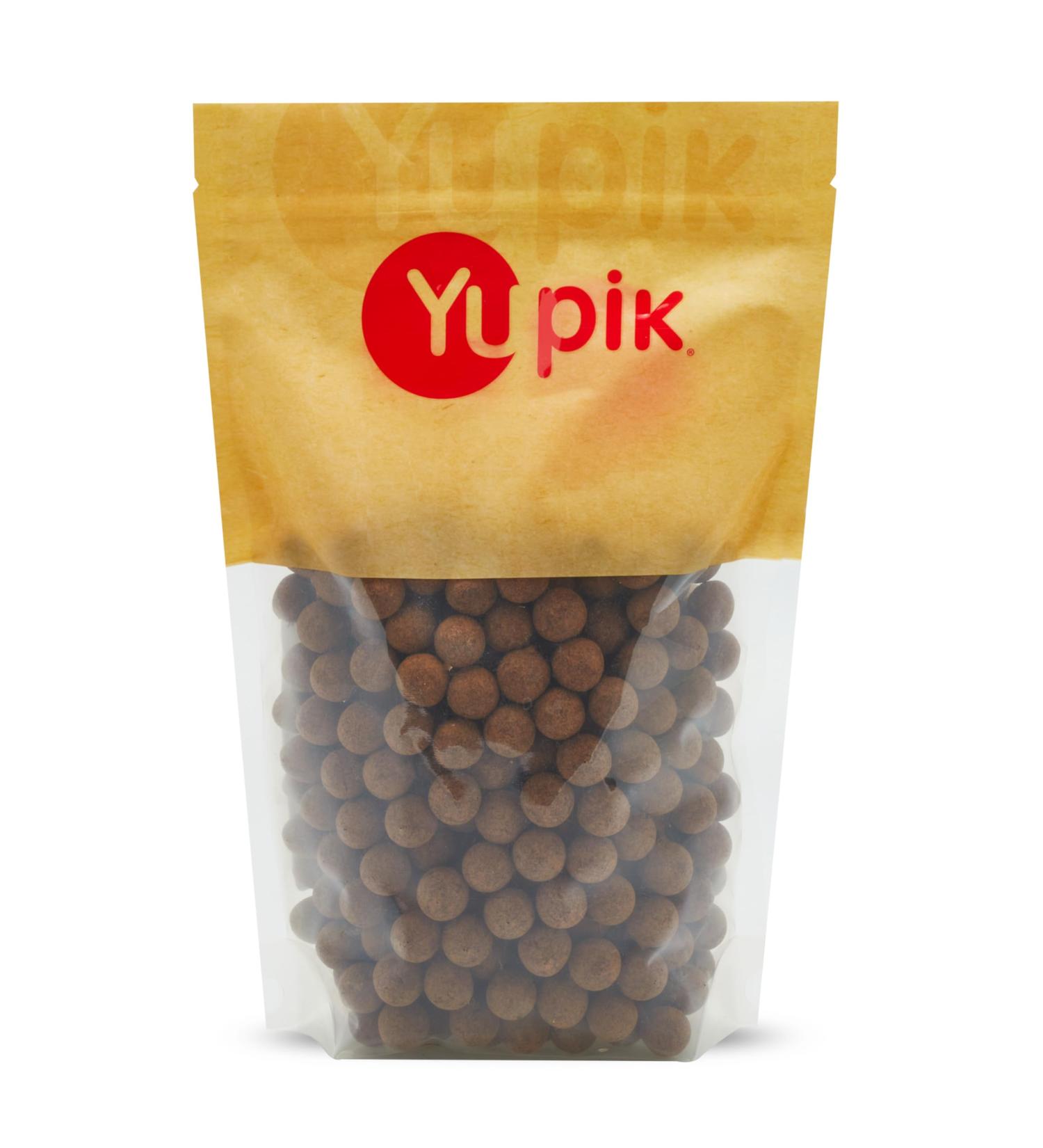 Yupik Tiramisu Caramels 1 kg Kosher Tiramisu-Flavored Candy Caramel Center Dark Chocolate Coating Dusted with Cocoa Powder Sweet Candy Delicious Snacks Ideal for Gifting Holidays & Baking - Buy Online on GoSupps.com