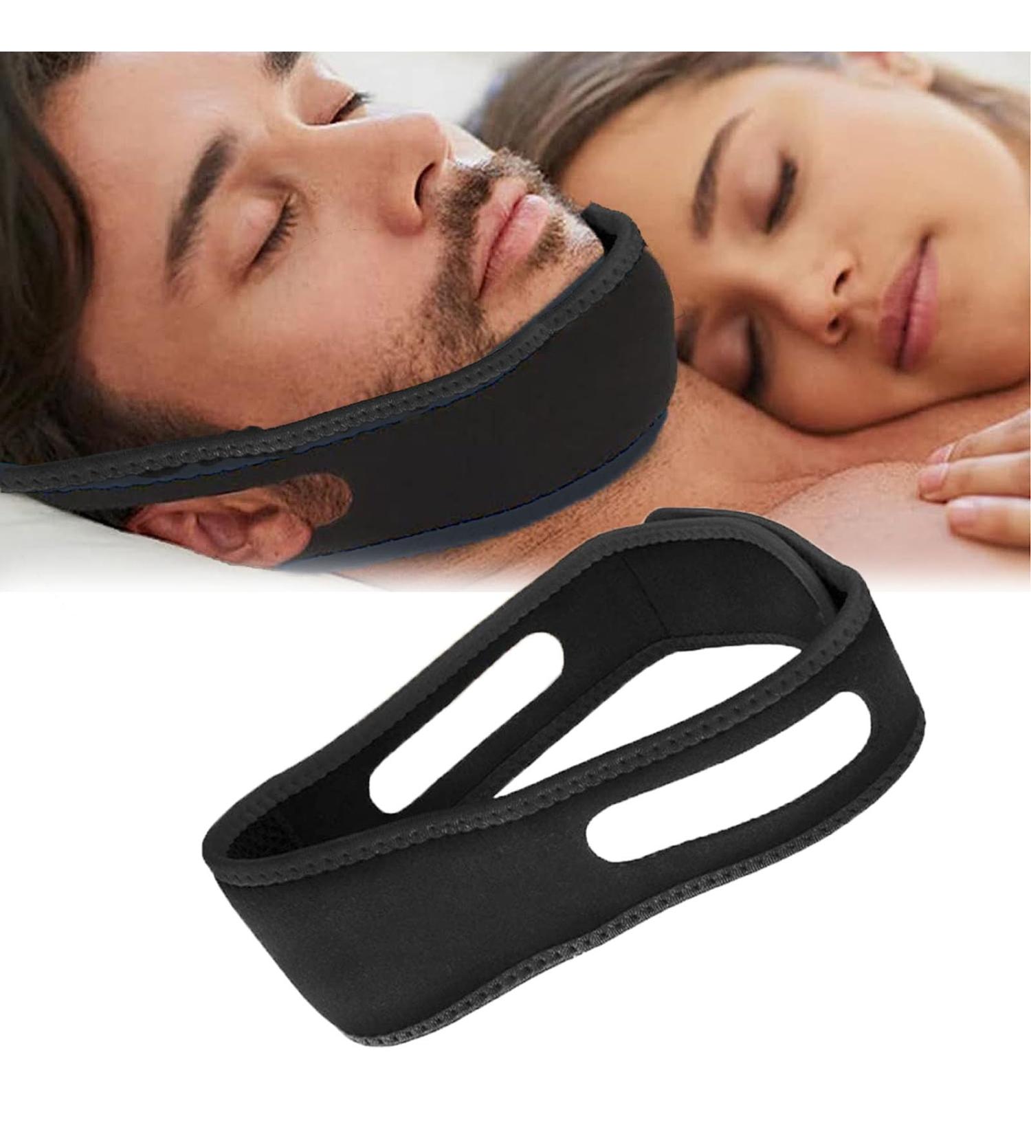 Effective Anti-Snoring Chin Straps | Snoring Solution & Relief 2023 | Reduce Snoring | Black - Buy Online on GoSupps.com