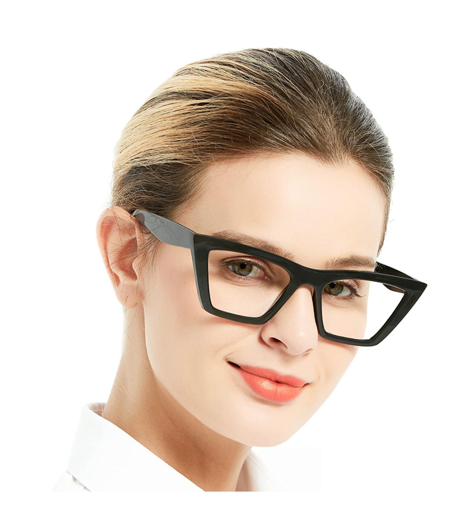 OCCI CHIARI Oversized Cat Eye Reading Glasses for Women