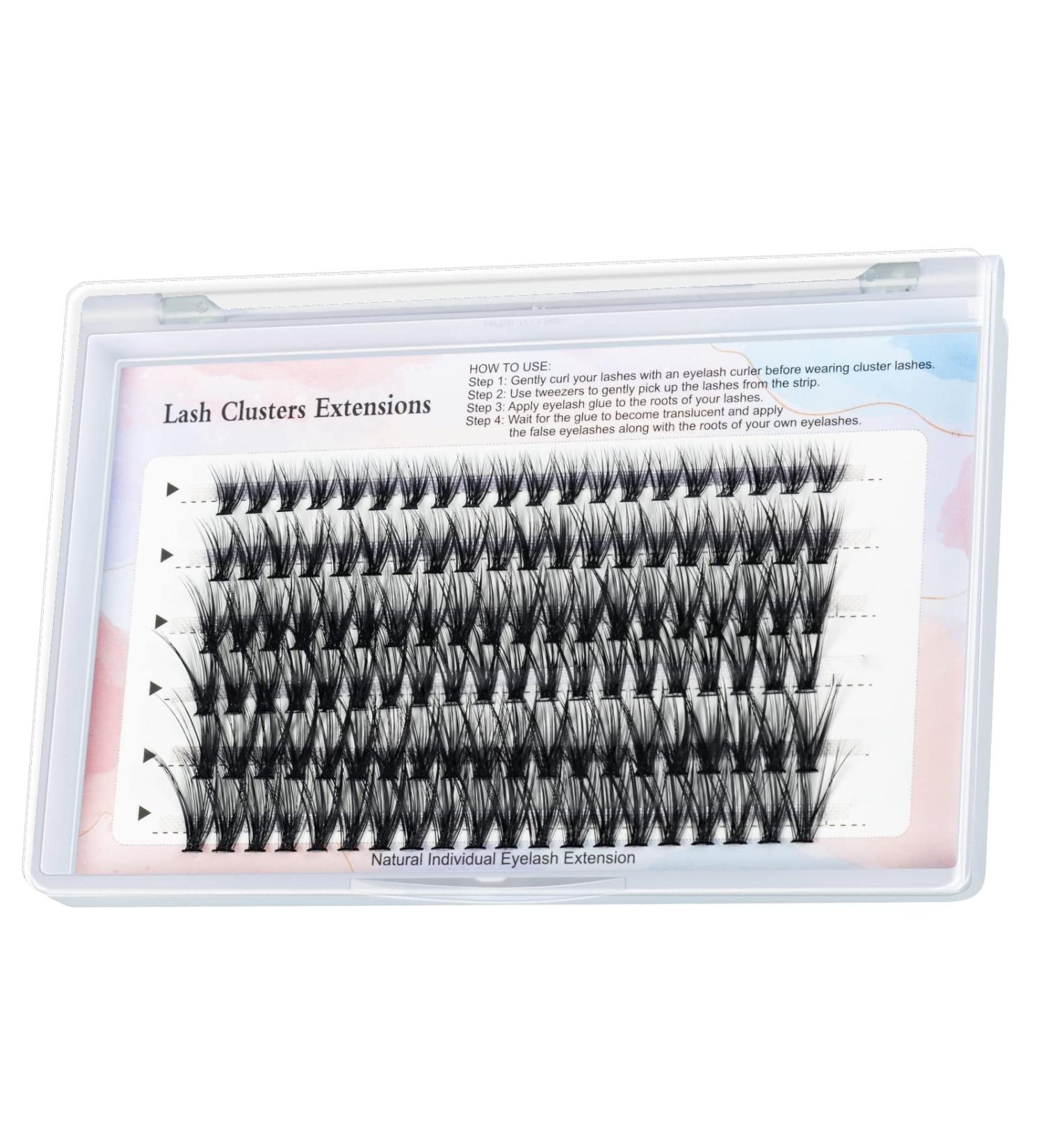 120 Clusters C Curl DIY Eyelash Extension Premade Volume Fans by MAEXUS | Individual Lashes - 0.07C 8mm-16mm MIX BP02BK20D_A - Buy Online on GoSupps.com