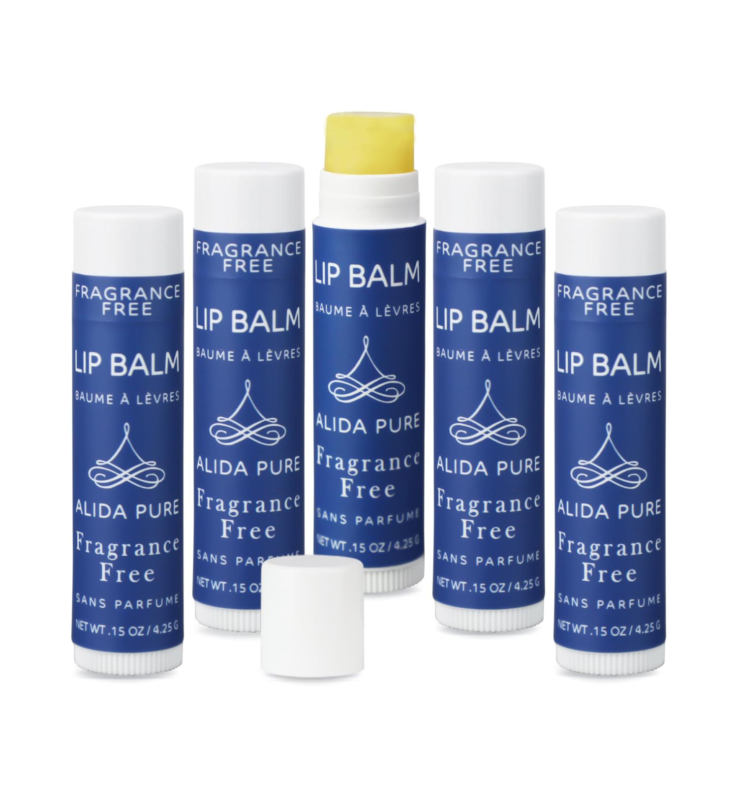 ALIDA PURE Fragrance Free Lip Balm Collection Favorites Lip Balm Collection and Melody Lip Balm Collection Bundle