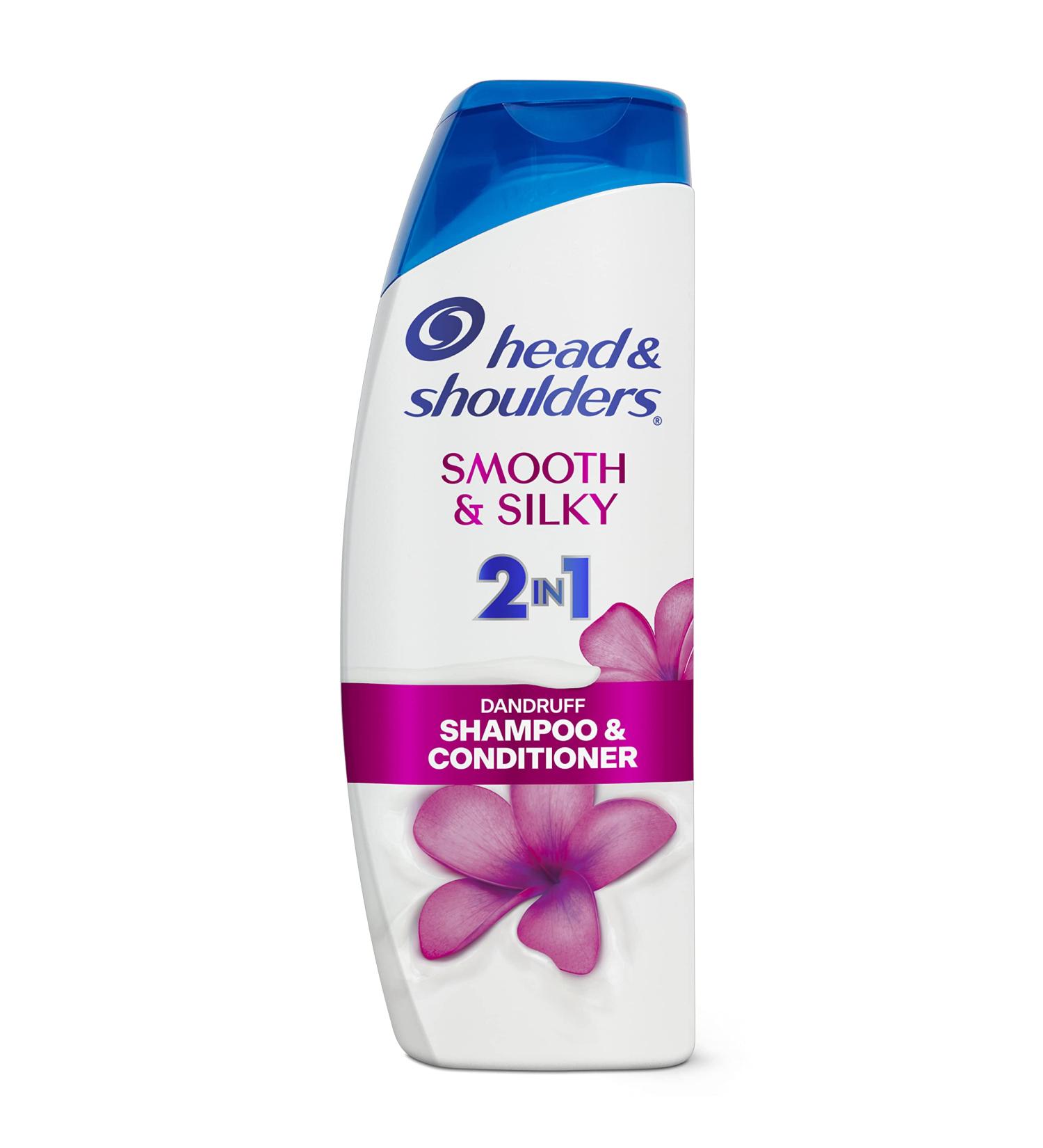 Head and Shoulders 2 in 1 Dandruff Shampoo & Conditioner - Anti-Dandruff Treatment Smooth & Silky Paraben Free 12.5 oz - Buy Internationally - Buy Online on GoSupps.com
