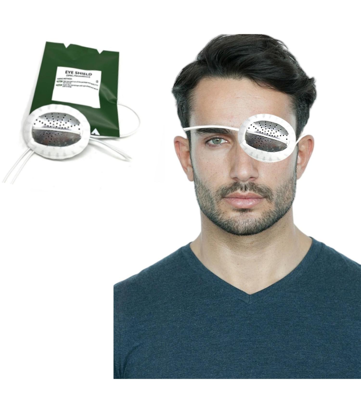 Aluminum Eye Shield Eye Patch - Breathable Eye Protection for Cataract Surgery & Post-Op Care - Buy Online on GoSupps.com